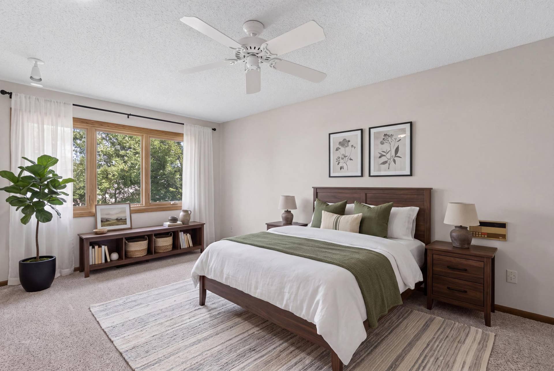 7055 Robinwood Trail, Woodbury, MN 55125 Virtual staging in Primary bedroom