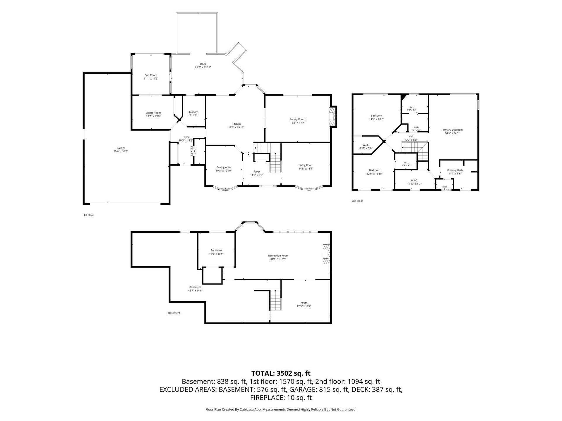 3563 Rae Lane, Woodbury, MN 55125 Floorplans