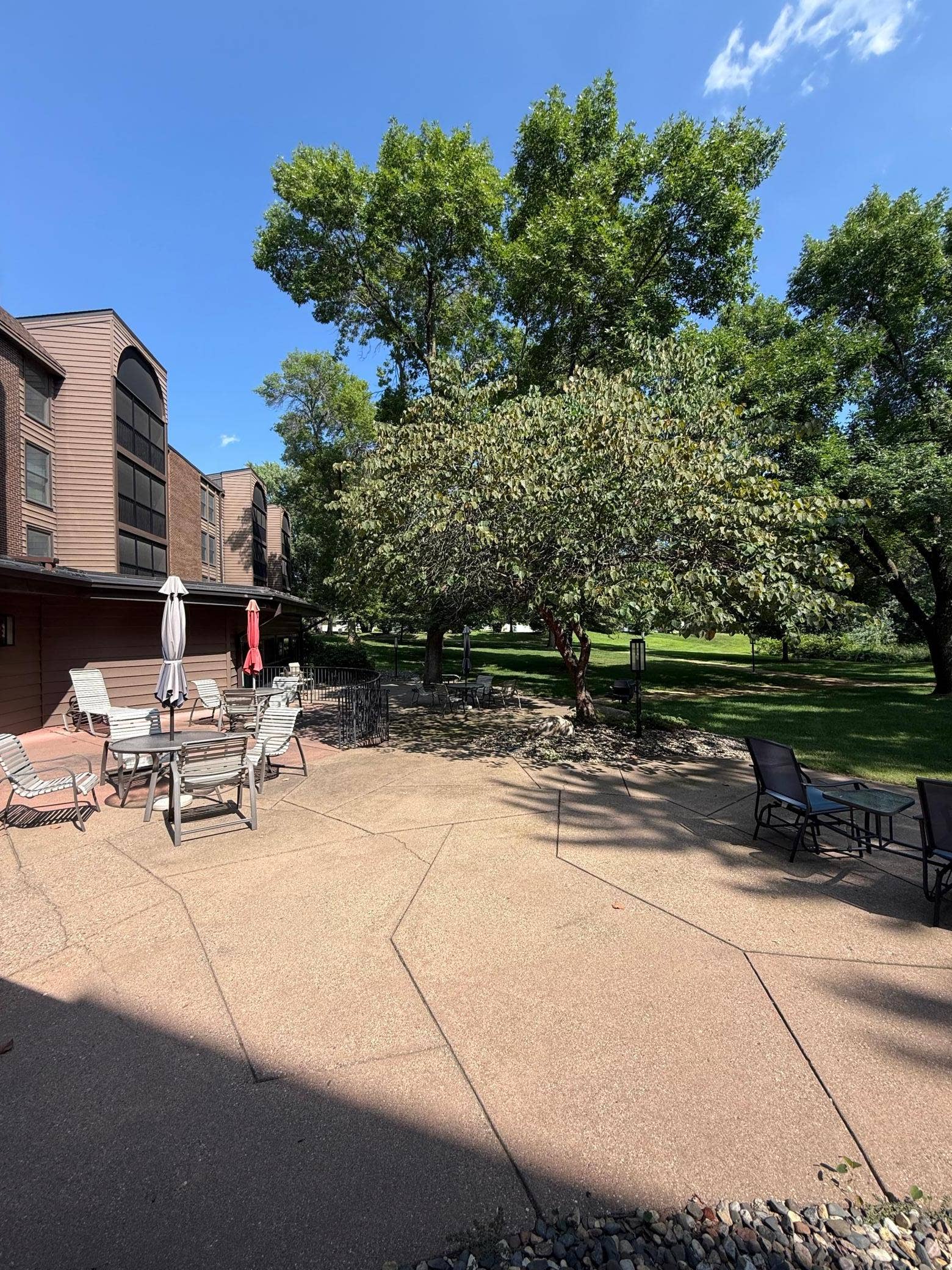 9600 Portland Avenue S, #317, Bloomington, MN 55420 Lovely shared patio space with tables to enjoy