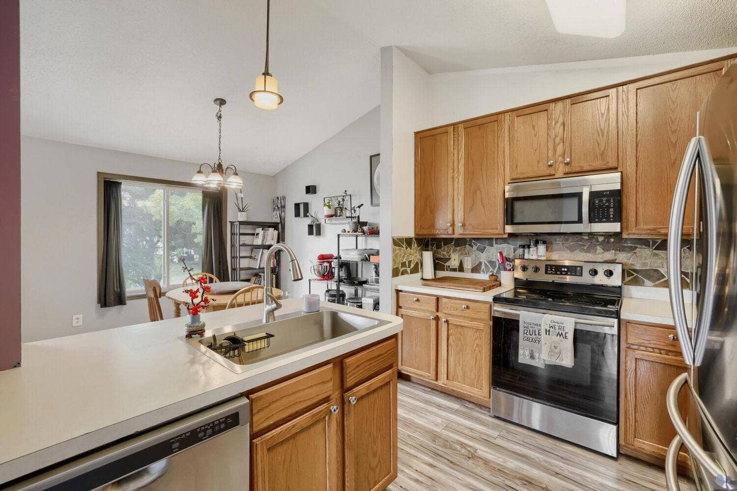 15663 Finch Avenue, Apple Valley, MN 55124 Big sink and plenty of storage.