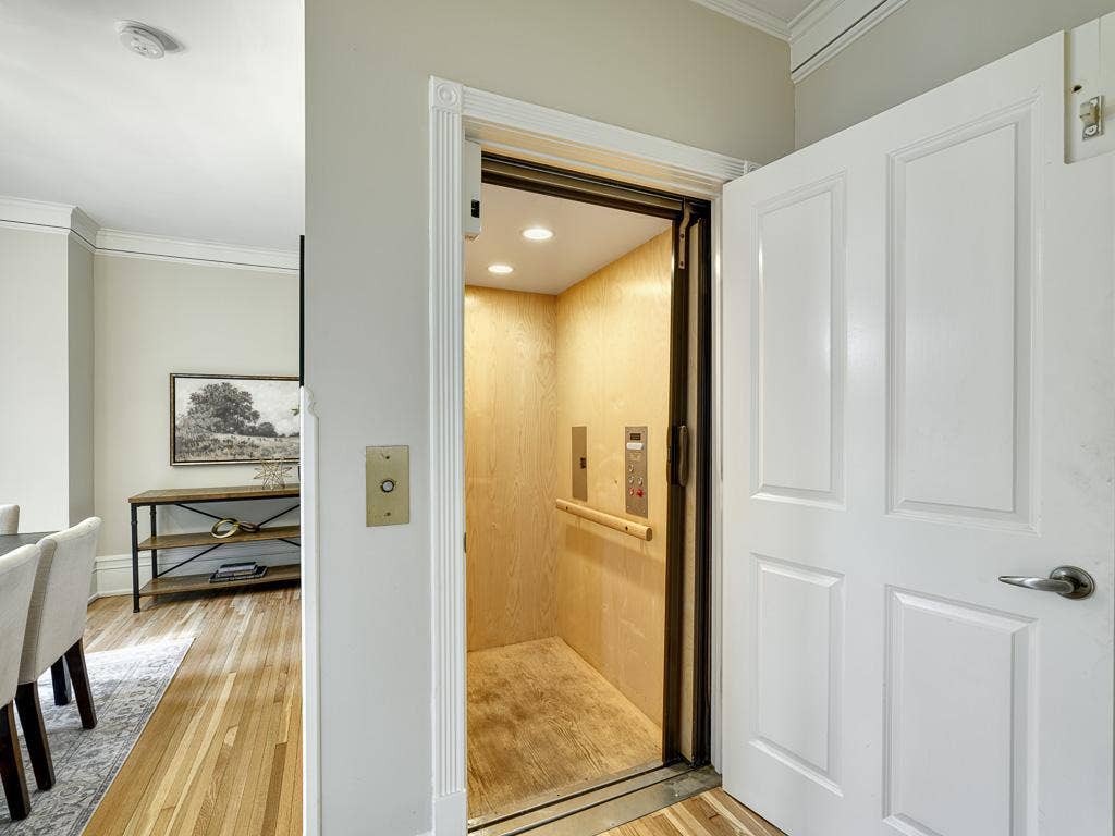 754 Linwood Avenue, 100, Saint Paul, MN 55105 16 - Elevator. Generously sized home elevator gives access to the basement, main floor and second level