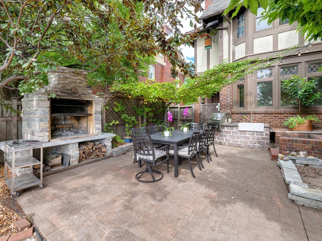 754 Linwood Avenue, 100, Saint Paul, MN 55105 6 - Patio. Argentinian grill for roasting meats or enjoying a patio fire.