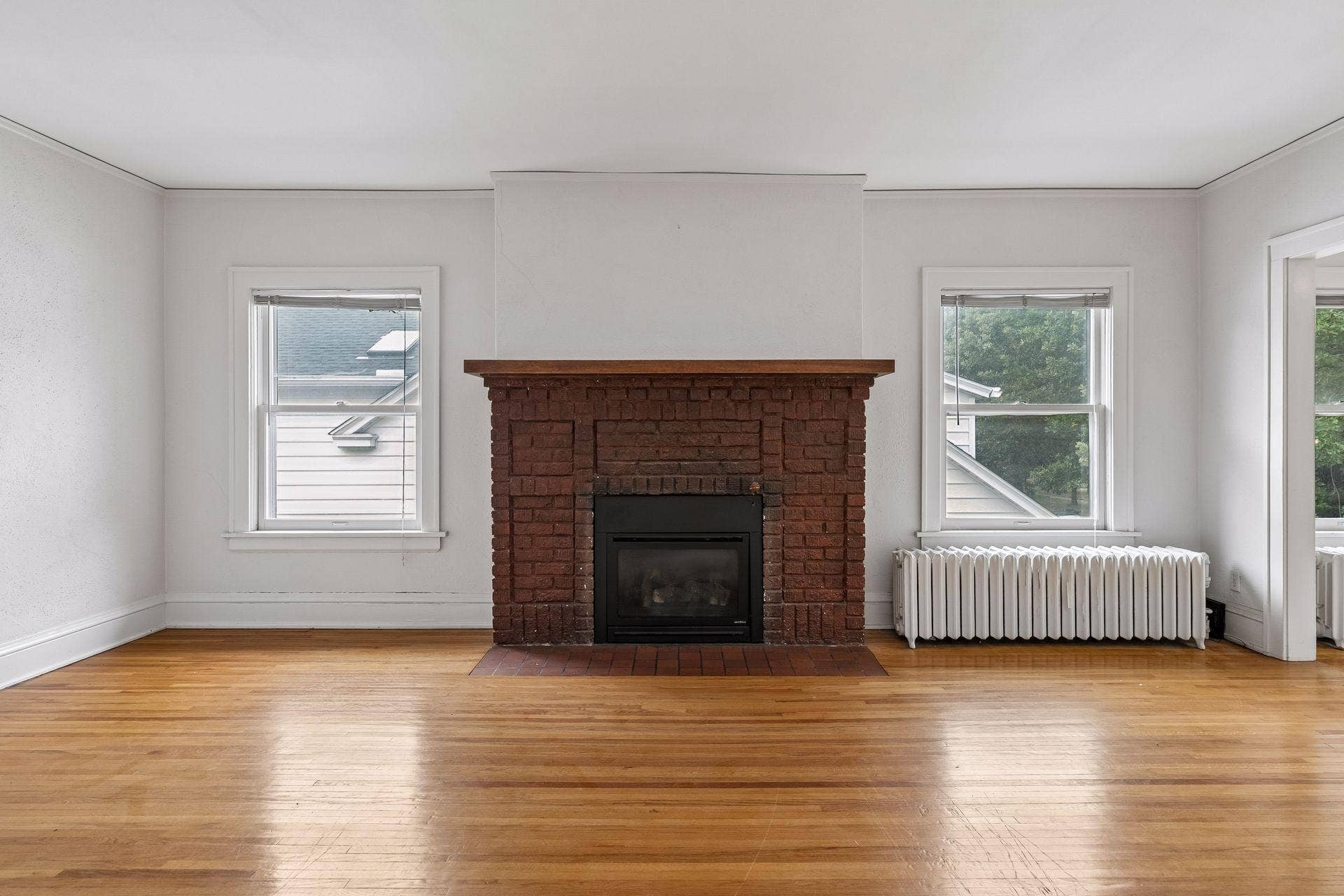 Gas Fireplace in Living Room