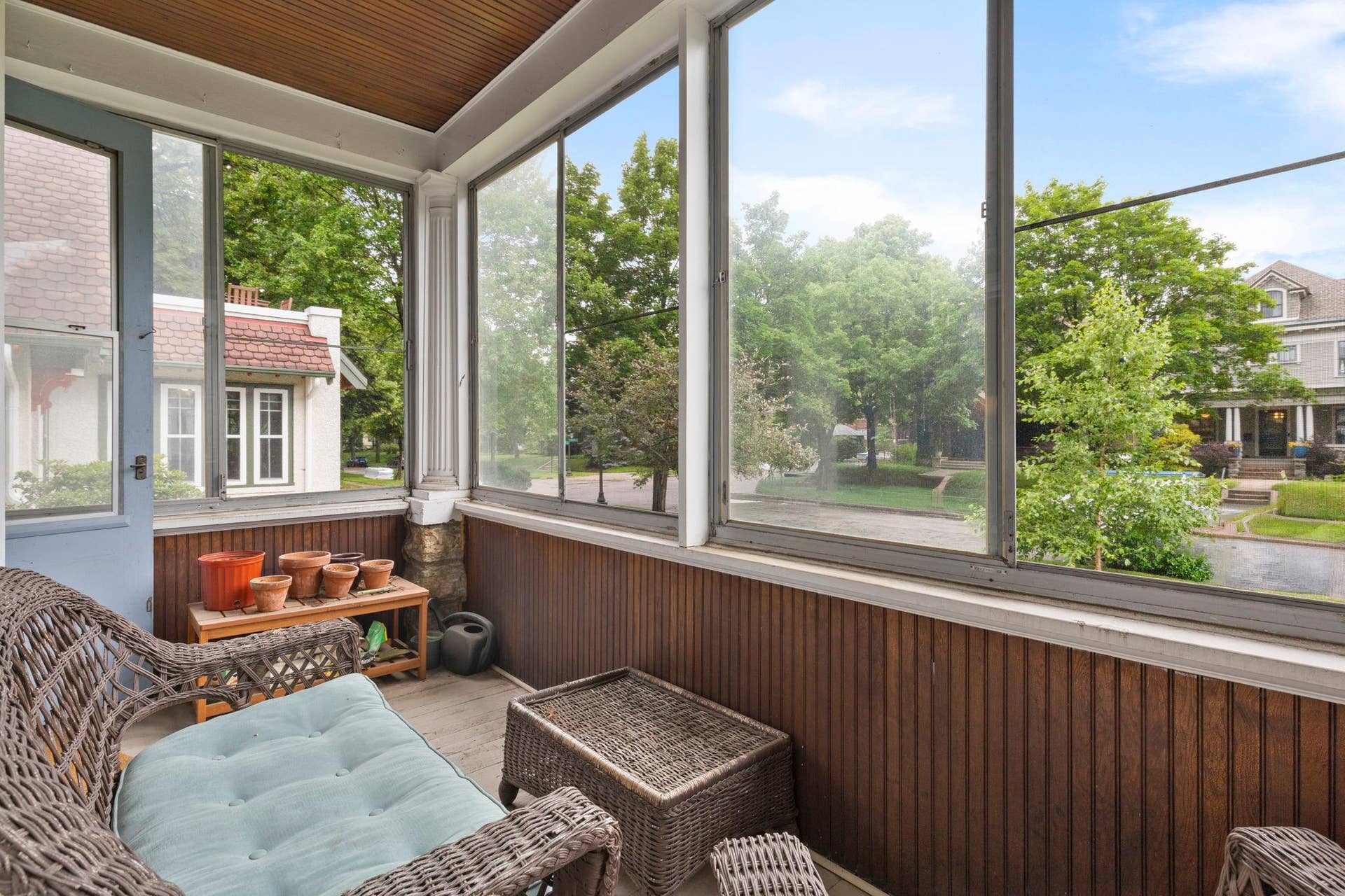 1032 Portland Avenue, 101, Saint Paul, MN 55104 Porches have screens and glass windows