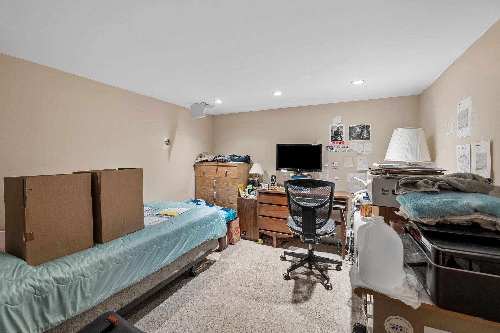6324 Rolf Avenue, Edina, MN 55439 Family room lower level currently being used as a bedroom