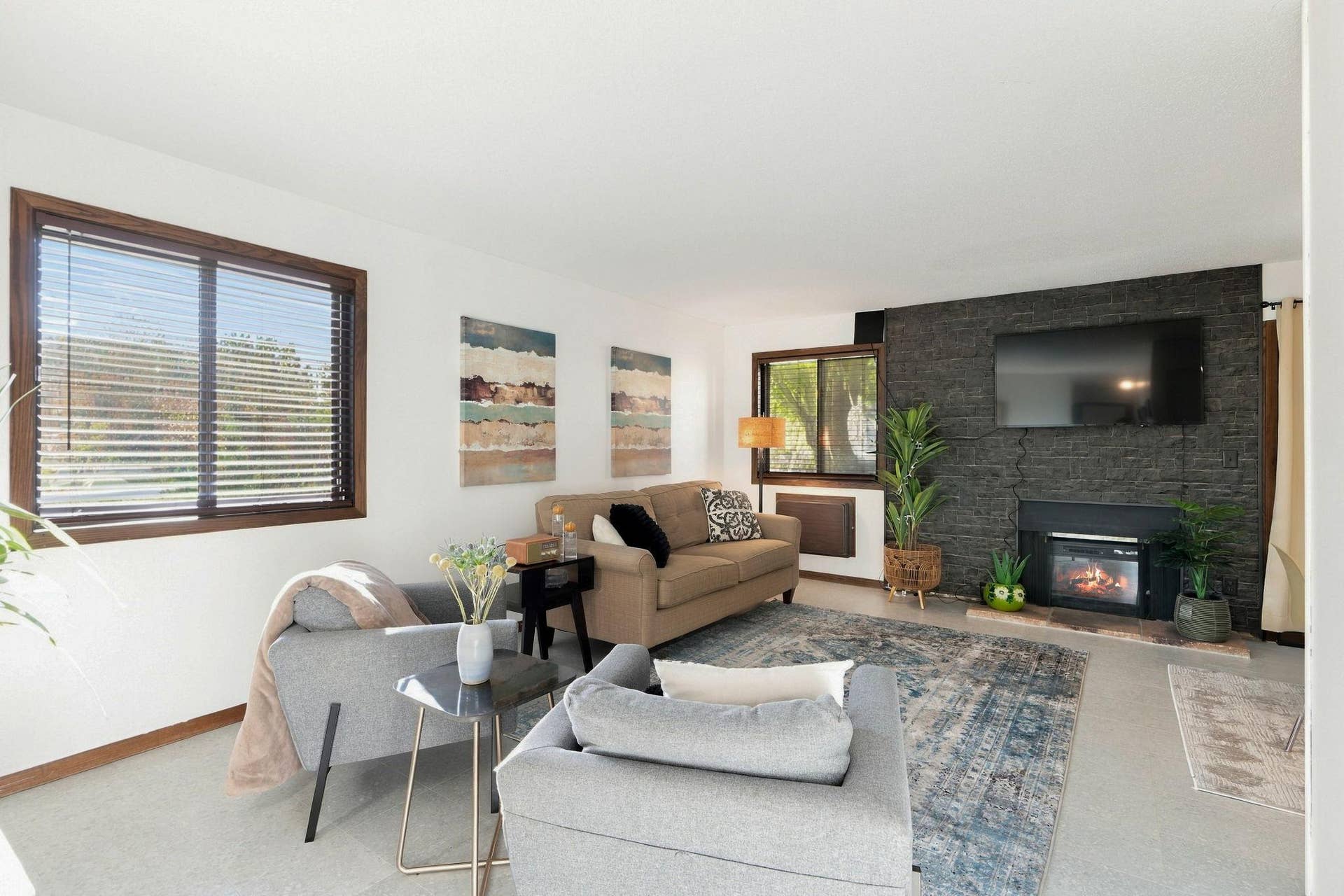 7294 Vista Court, Eden Prairie, MN 55346 Fireplace from a distance