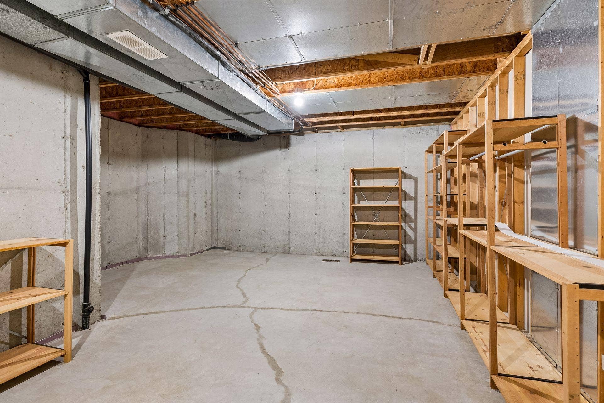 7063 Oak Pointe Curve, Bloomington, MN 55438 Poured Concrete foundation is strong and affords lots more storage