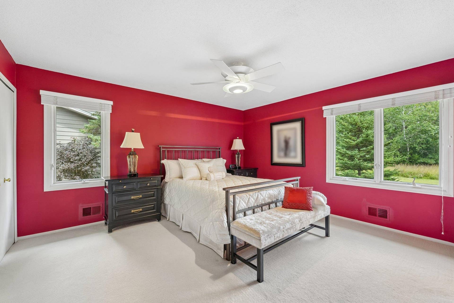 Main floor large Primary bedroom