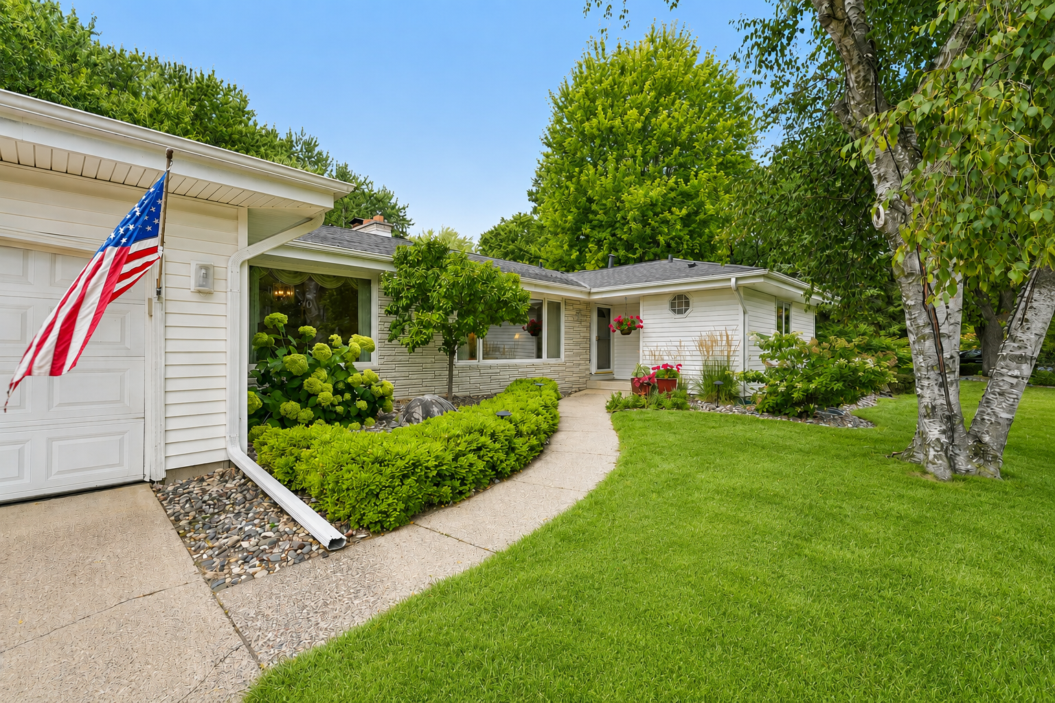 Front entry to your new home