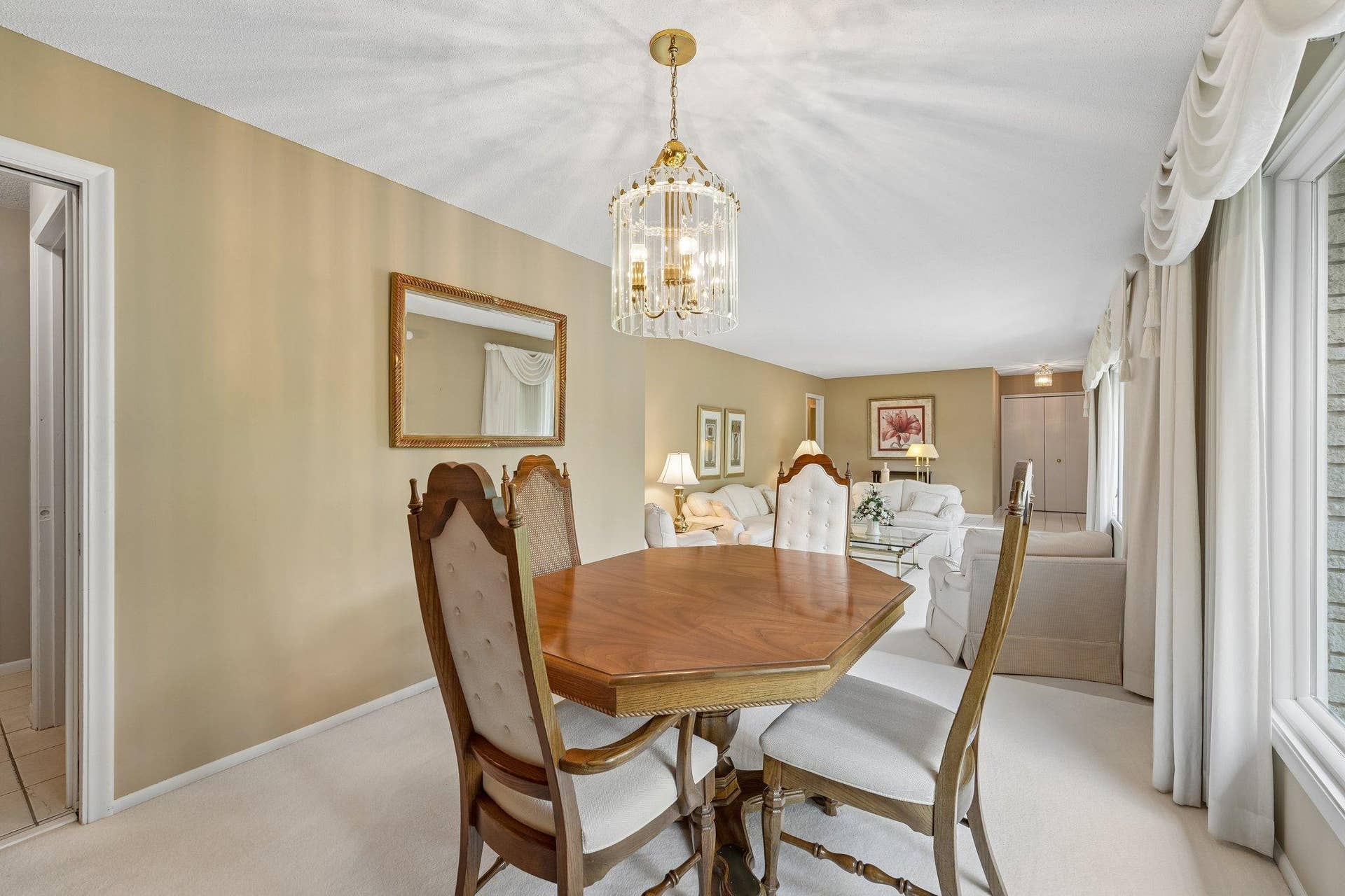 Formal dining area