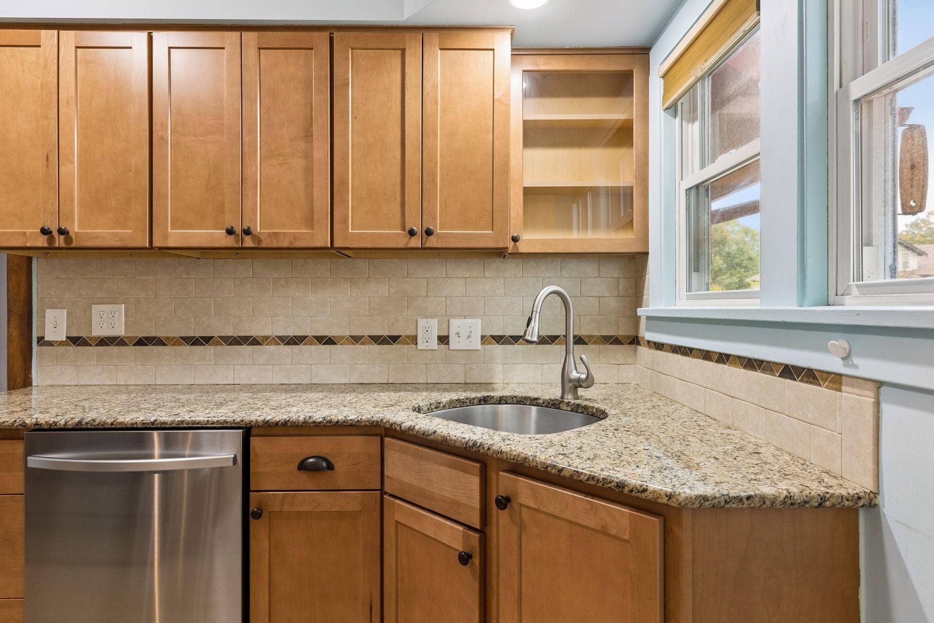Alternate view of the kitchen.