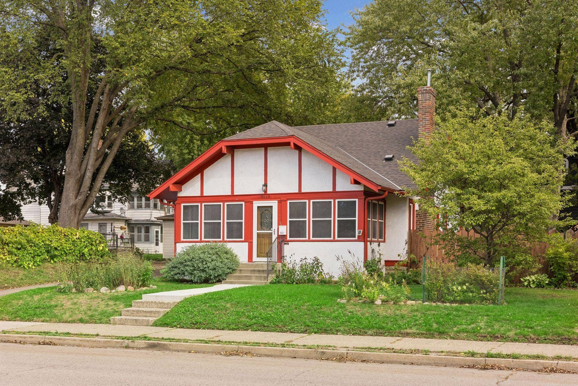 Alternate view of the front of the home.