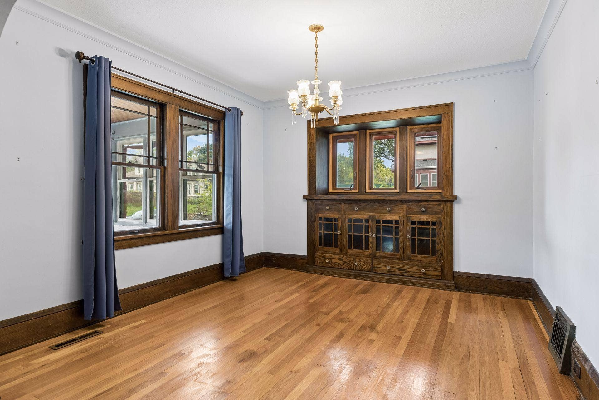 View of the dining room.