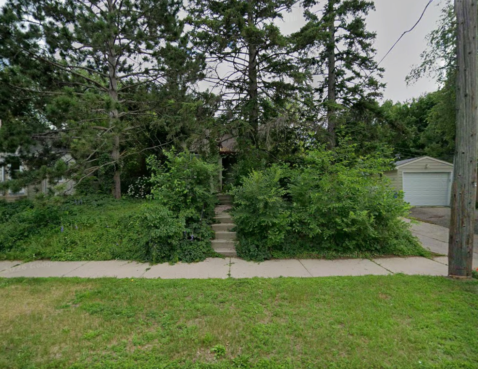 Front of home.
