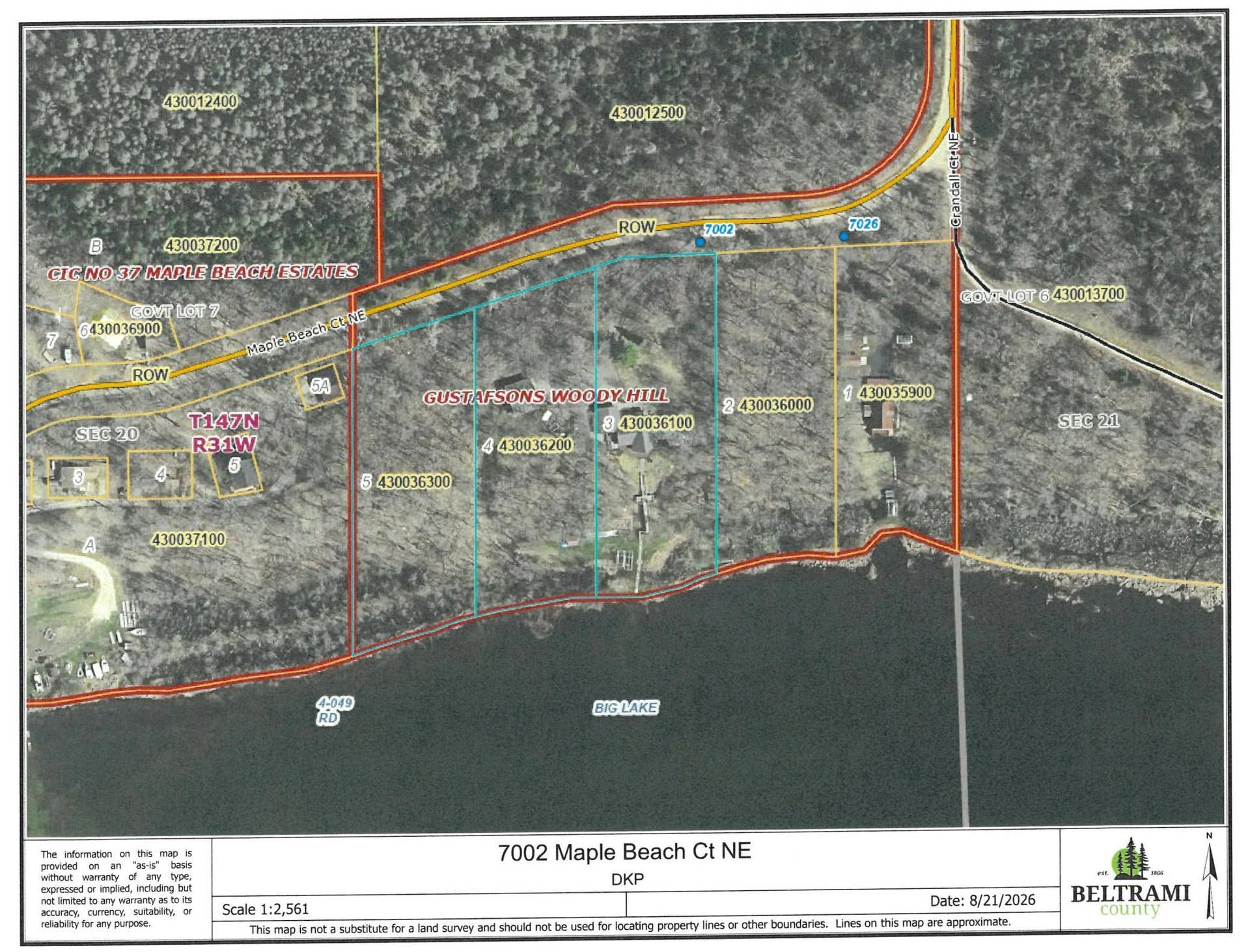 7002 Maple Beach Court NE, Bemidji, MN 56601 Aerial Jpg.jpg