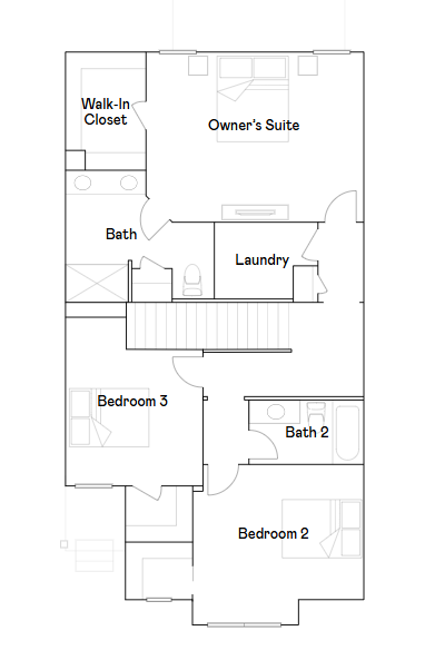 4226 Hayward Avenue N, Oakdale, MN 55128 Taylor upper level floorplan