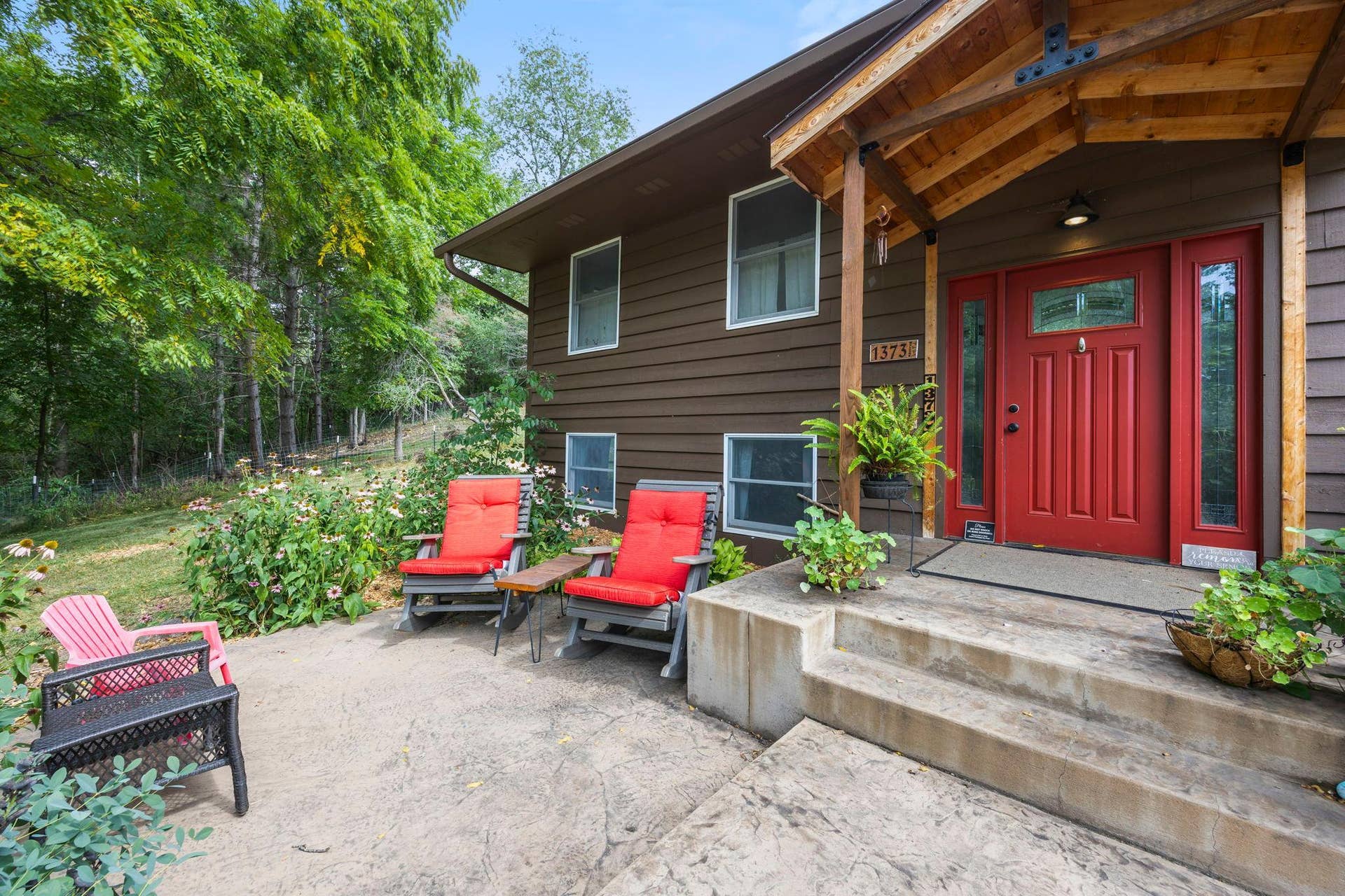 1373 Pine View Trail, Houlton, WI 54082 Stamped Concrete Patio and stairs