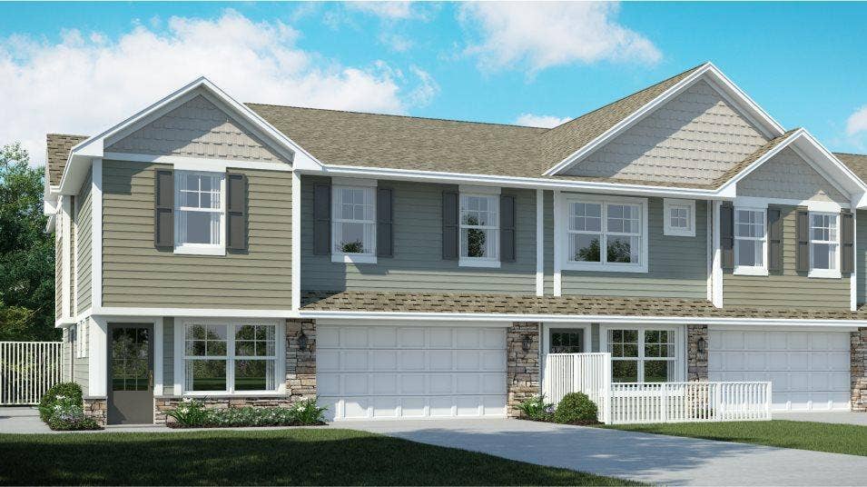 5431 Long Pointe Pass, Woodbury, MN 55129 (Exterior rendering, actual home's finishes will vary.)