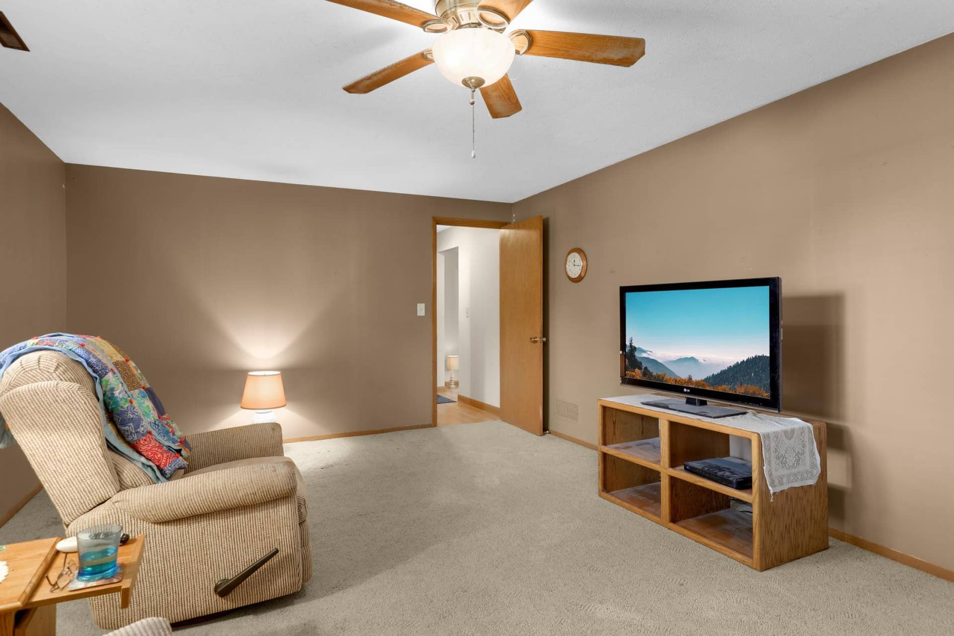 8033 Douglas Drive N, Brooklyn Park, MN 55443 Second large living room downstairs, could also be used as a bedroom.
