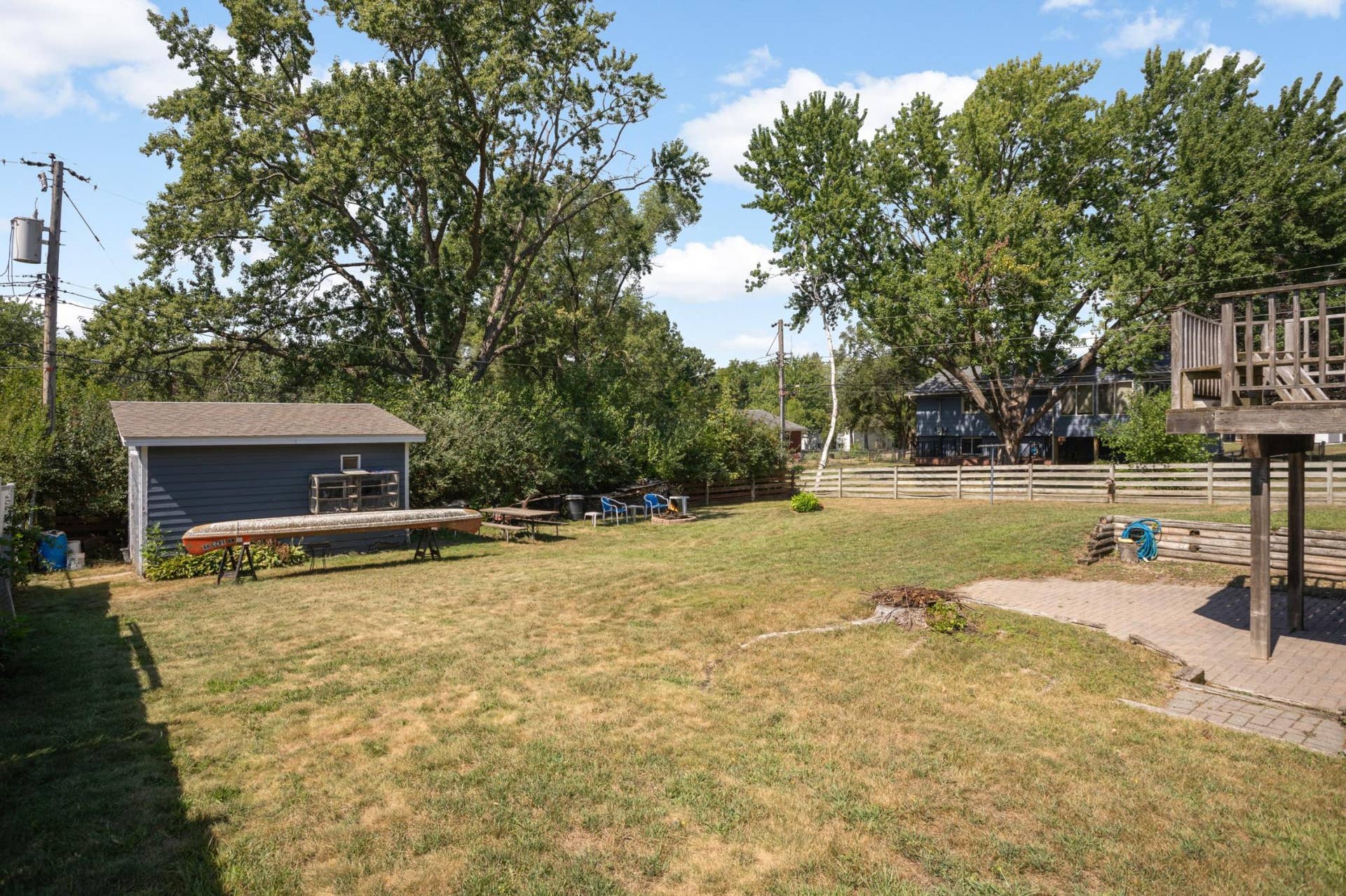 8033 Douglas Drive N, Brooklyn Park, MN 55443 Large oversized backyard.