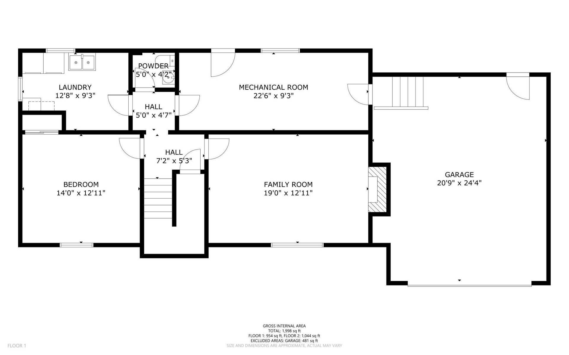 8033 Douglas Drive N, Brooklyn Park, MN 55443 Basement Elevations