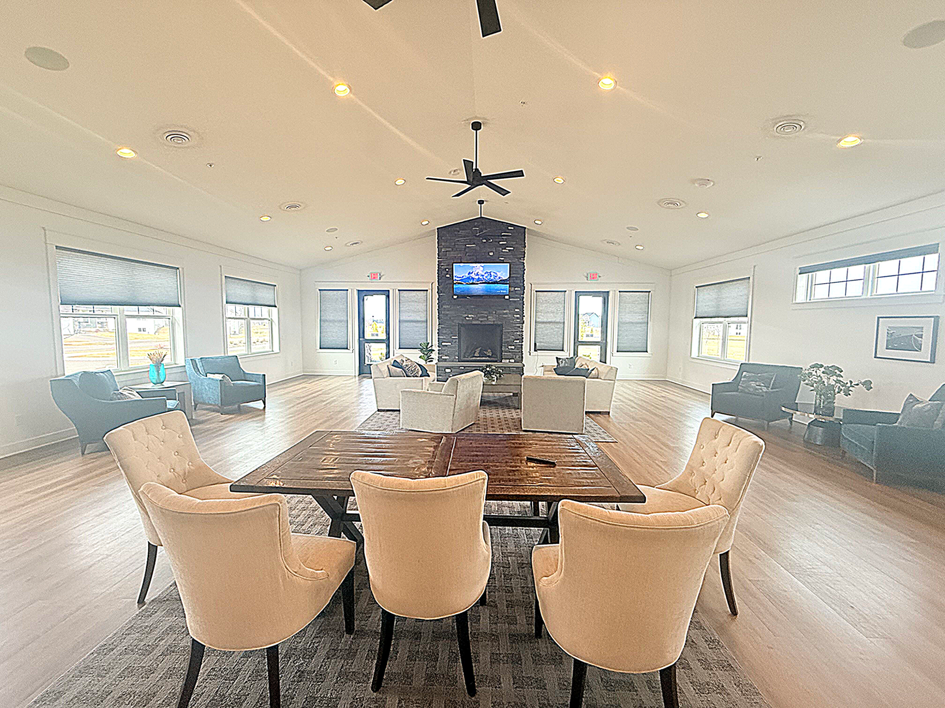 7238 Dora Drive, Hugo, MN 55038 Provides numerous seating options.