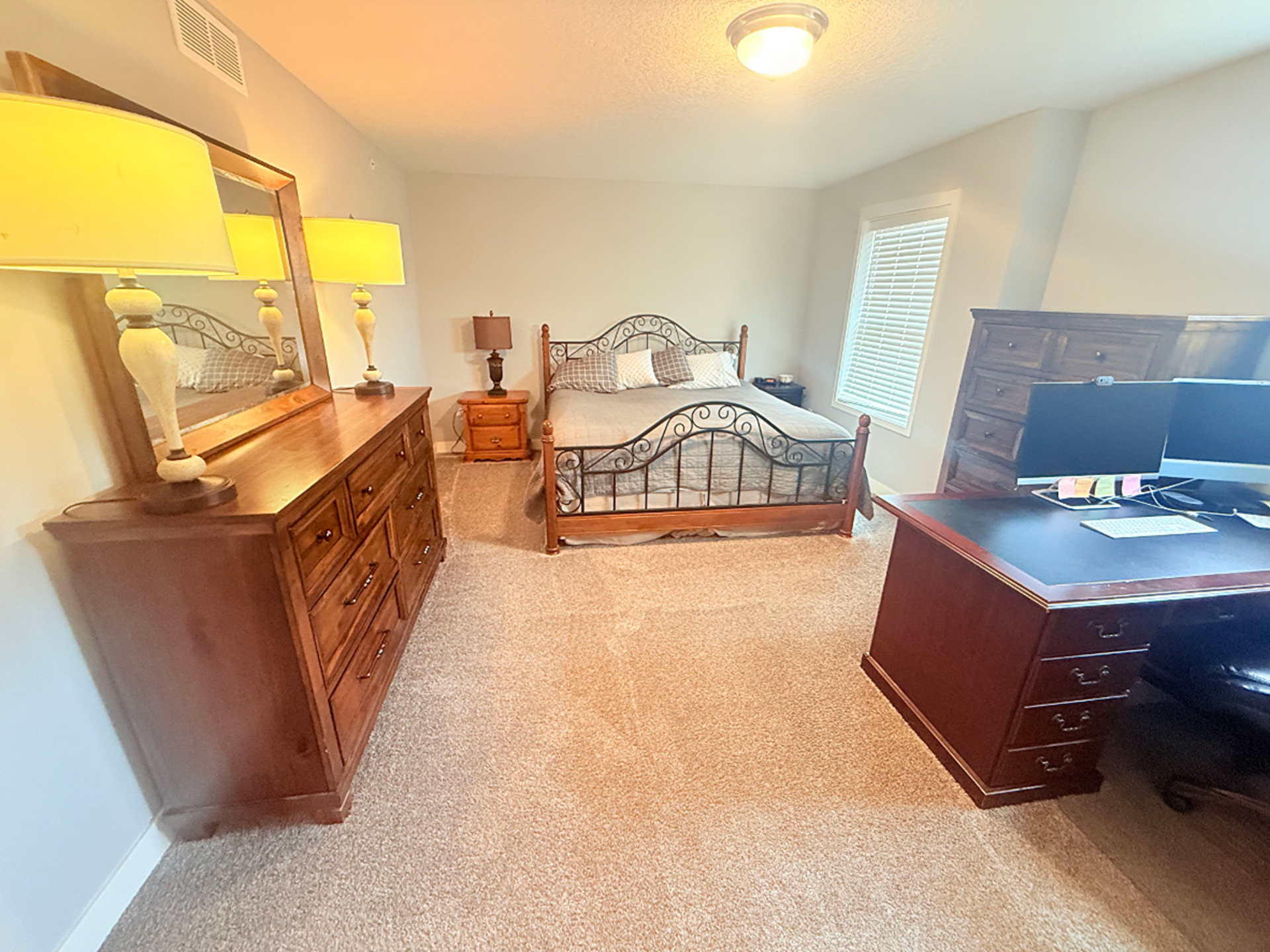 7238 Dora Drive, Hugo, MN 55038 Spacious primary bedroom with ample room for large furniture.