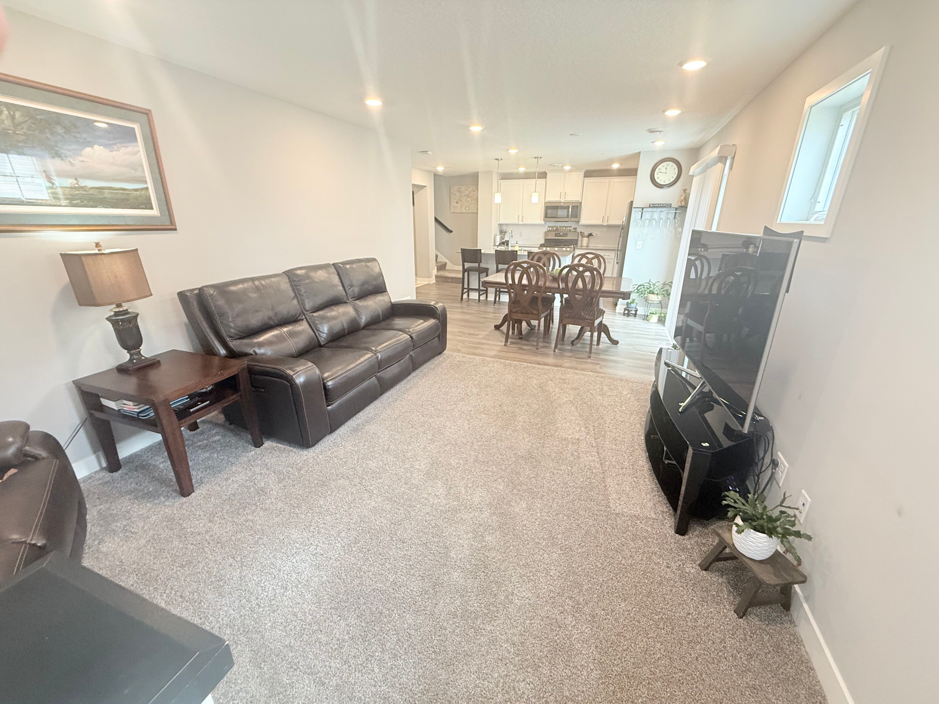 7238 Dora Drive, Hugo, MN 55038 Spacious main floor open floor plan welcomes you as you enter this end unit townhome.