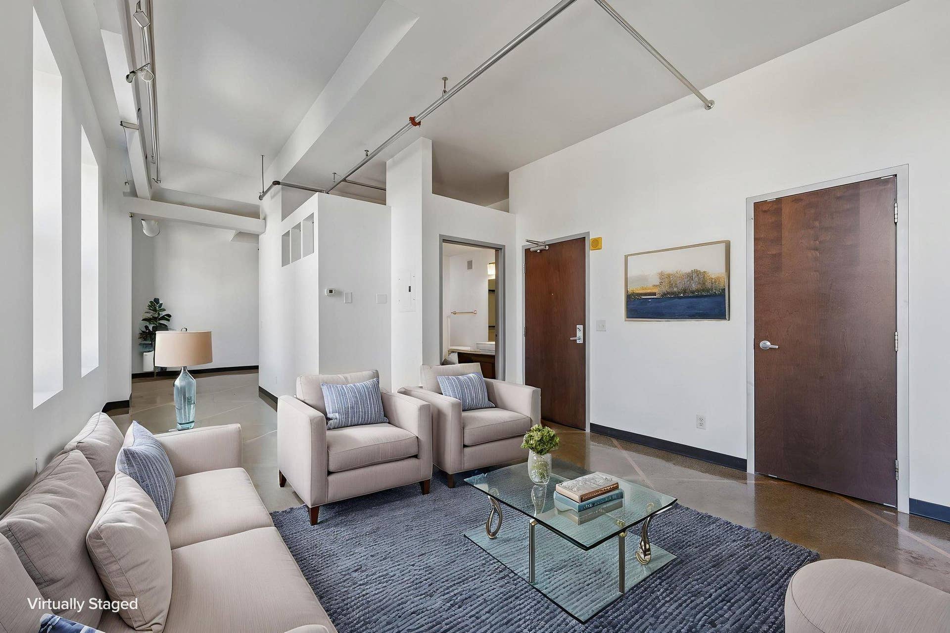 350 Saint Peter Street, #1010, 91, Saint Paul, MN 55102 Virtual Staged Livingroom