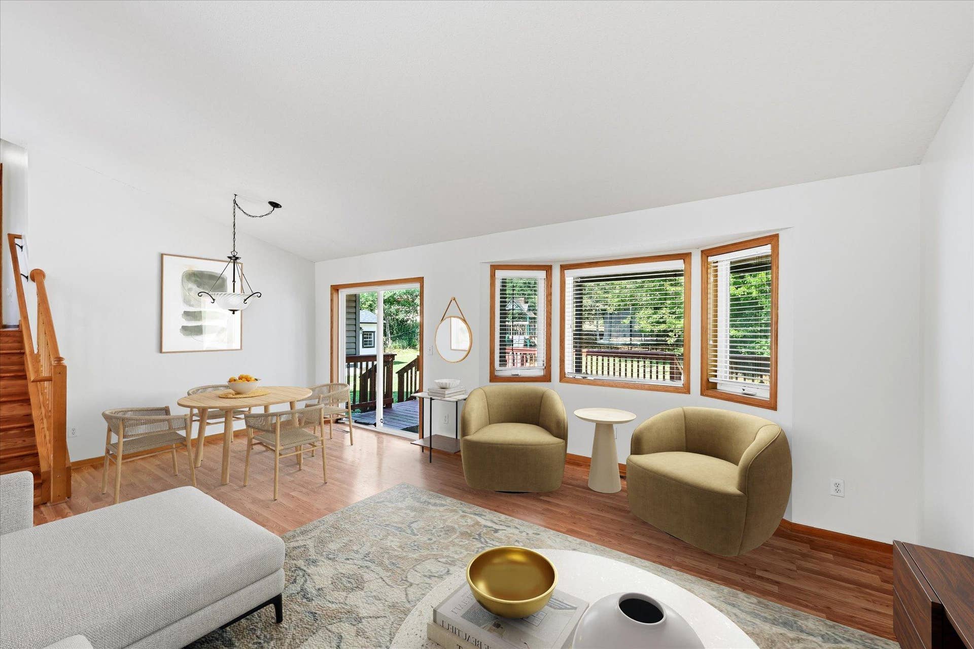 9350 Parkside Drive, Woodbury, MN 55125 virtual dining/living room
