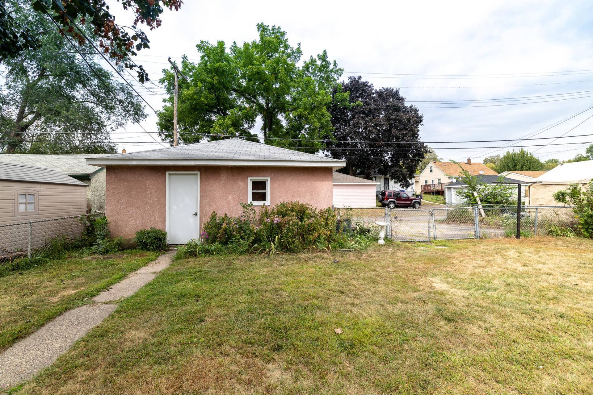 Two car detached garage