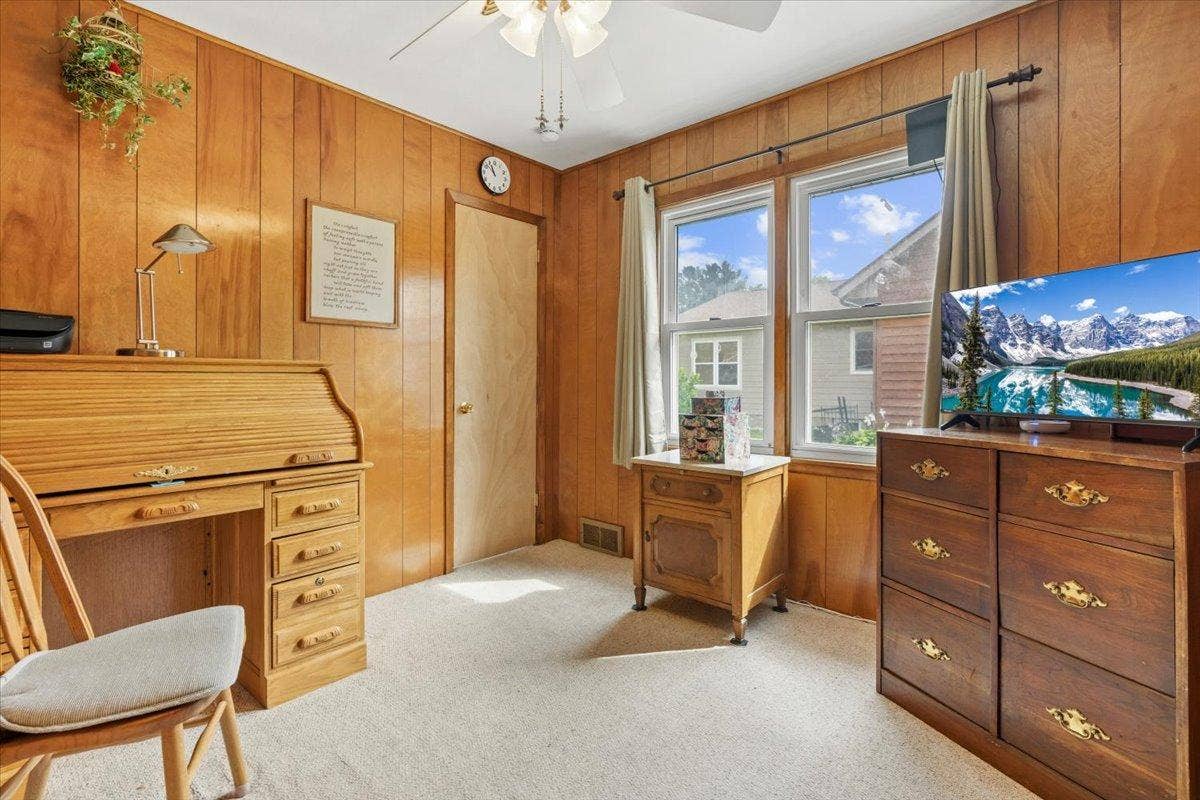 4090 Highland Avenue, White Bear Lake, MN 55110 One of 3 bedrooms on the main floor. Smaller of the 3 so would make for a great office/den