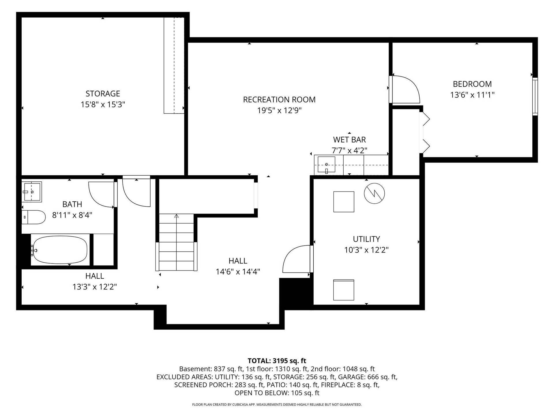 5294 Marquess Trail N, Lake Elmo, MN 55042 Basement Floor Plan