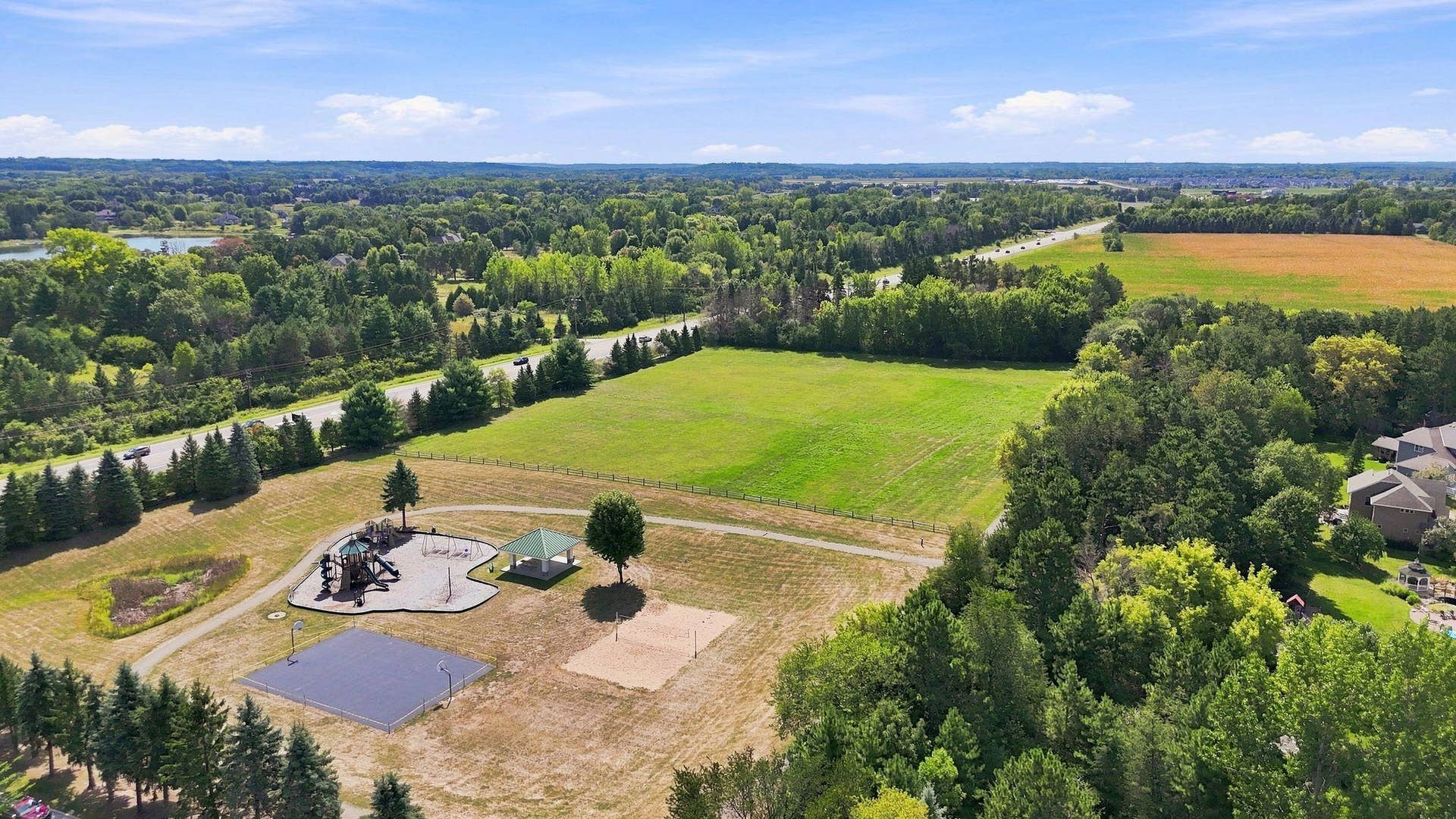 5294 Marquess Trail N, Lake Elmo, MN 55042 Aerial View - Carriage Station Park
