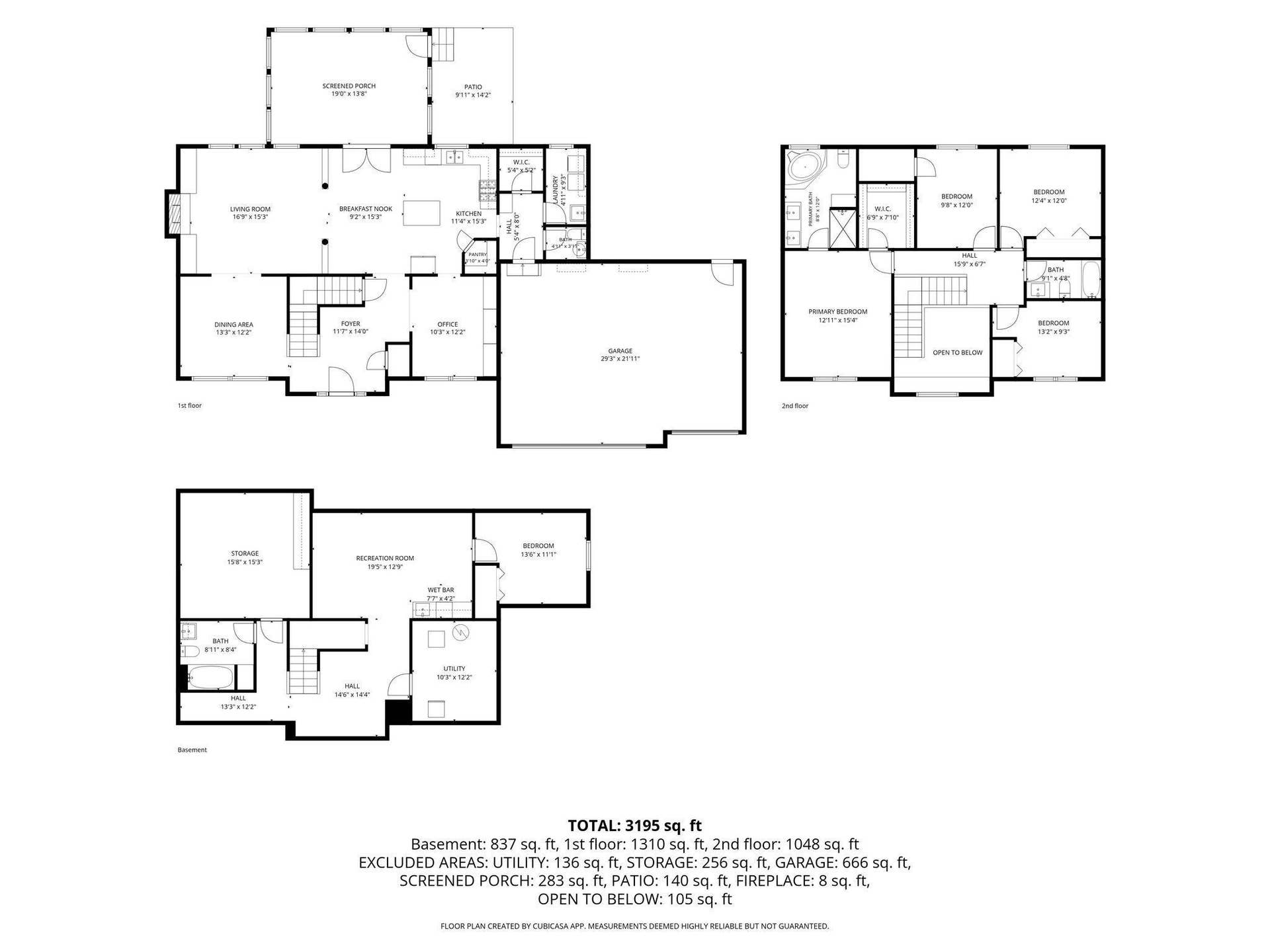 5294 Marquess Trail N, Lake Elmo, MN 55042 Combined Floor Plan