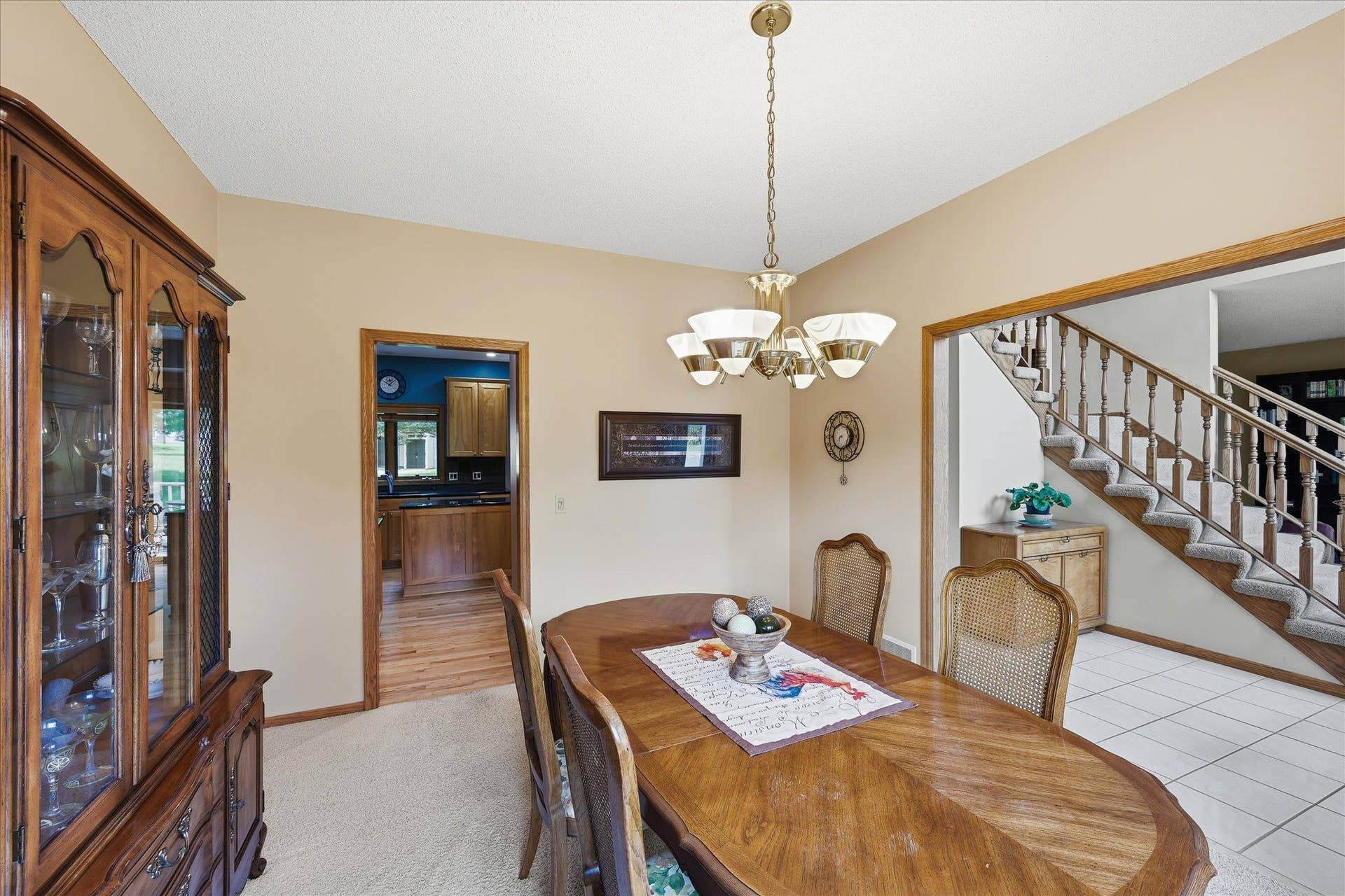11412 Louisiana Avenue S, Bloomington, MN 55438 A dedicated formal dining area provides additional space for hosting meals and gatherings.
