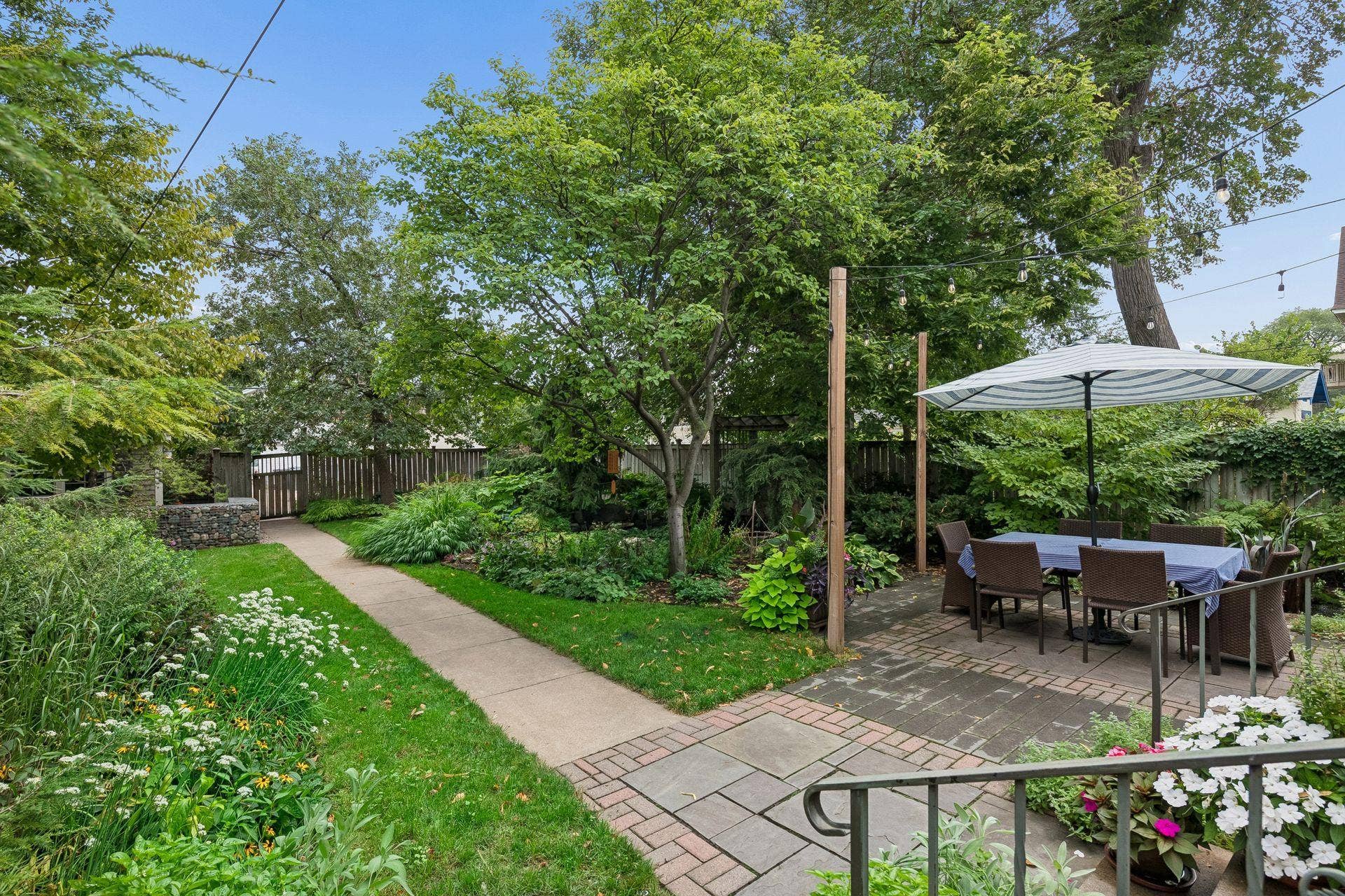 3223 Blaisdell Avenue, 48, Minneapolis, MN 55408 A paver patio offers a wonderful place for outdoor dining and entertaining.