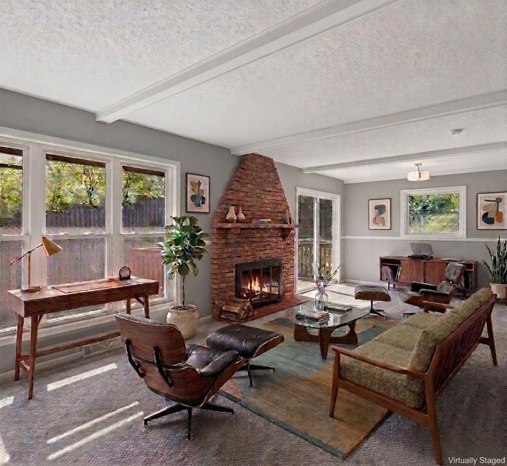 2580 Winfield Avenue, Golden Valley, MN 55422 Living room virtually staged