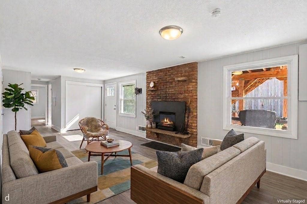 2580 Winfield Avenue, Golden Valley, MN 55422 Lower level family room virtually staged