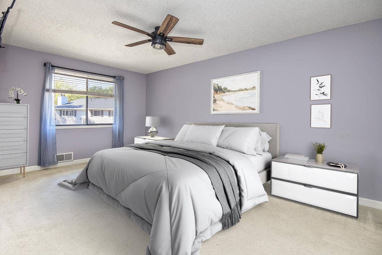 2819 Wimbledon Ridge, Woodbury, MN 55125 Virtually Staged - Primary bedroom