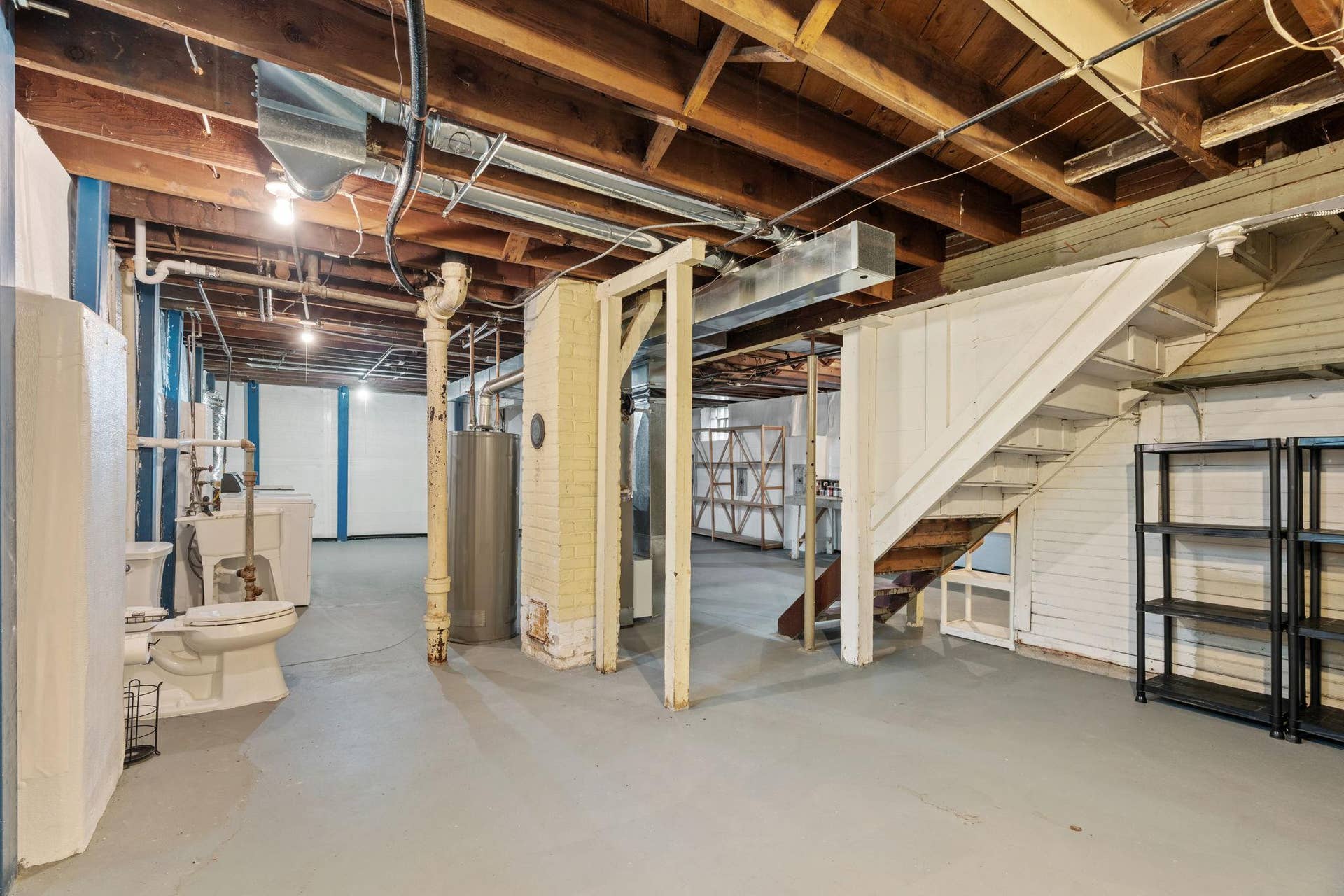 4536 33rd Avenue S, 25, Minneapolis, MN 55406 Unfinished Lower Level with Extra Stool