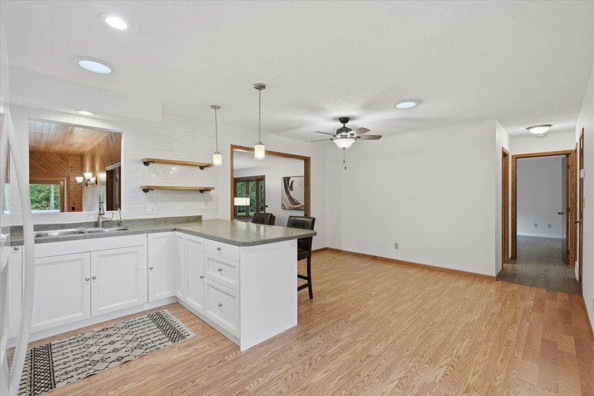 272 Glenmont Road, River Falls, WI 54022 Kitchen open design connects easy flow to the dining area.