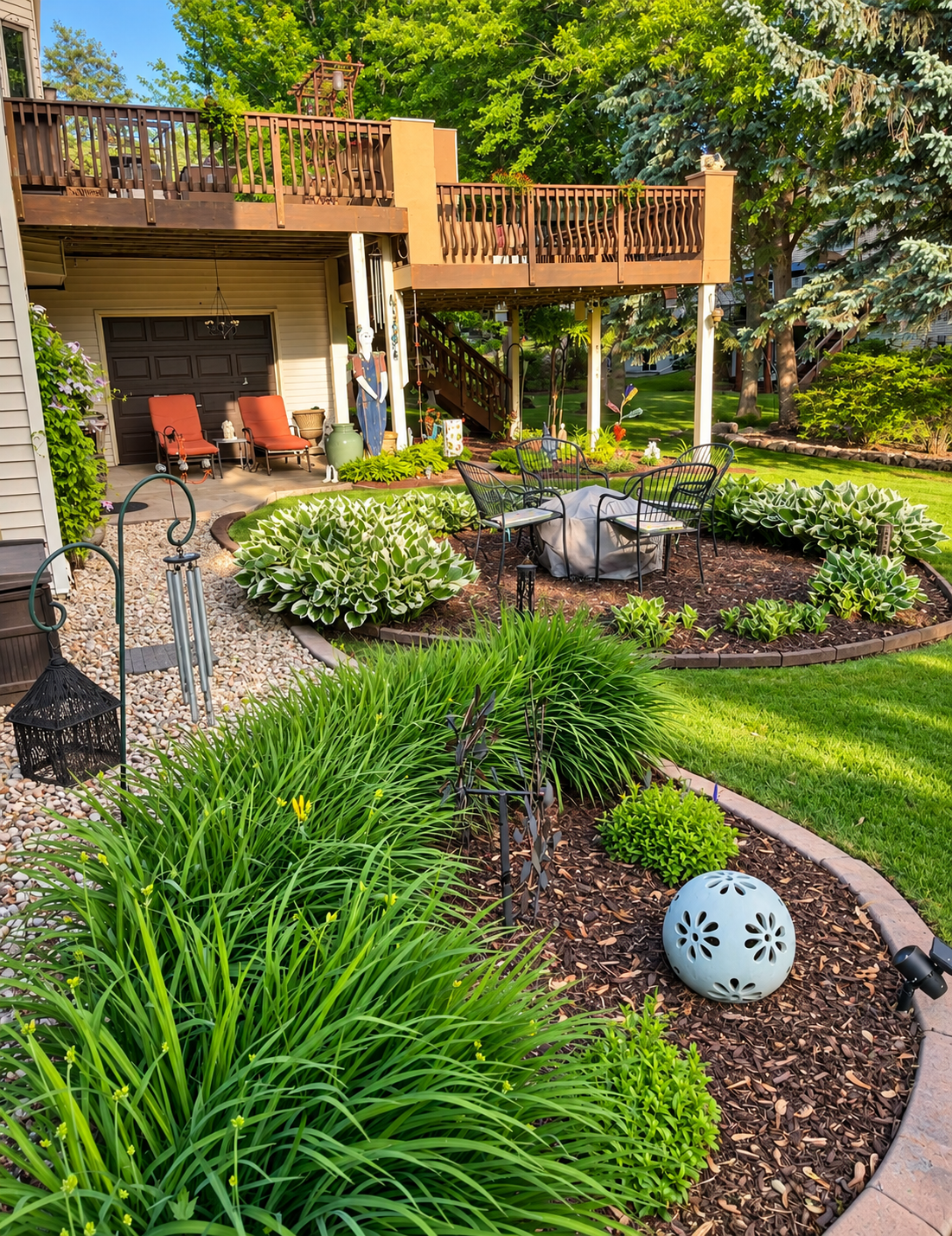 17269 80th Place N, Maple Grove, MN 55311 Concrete patio area with fire pit area