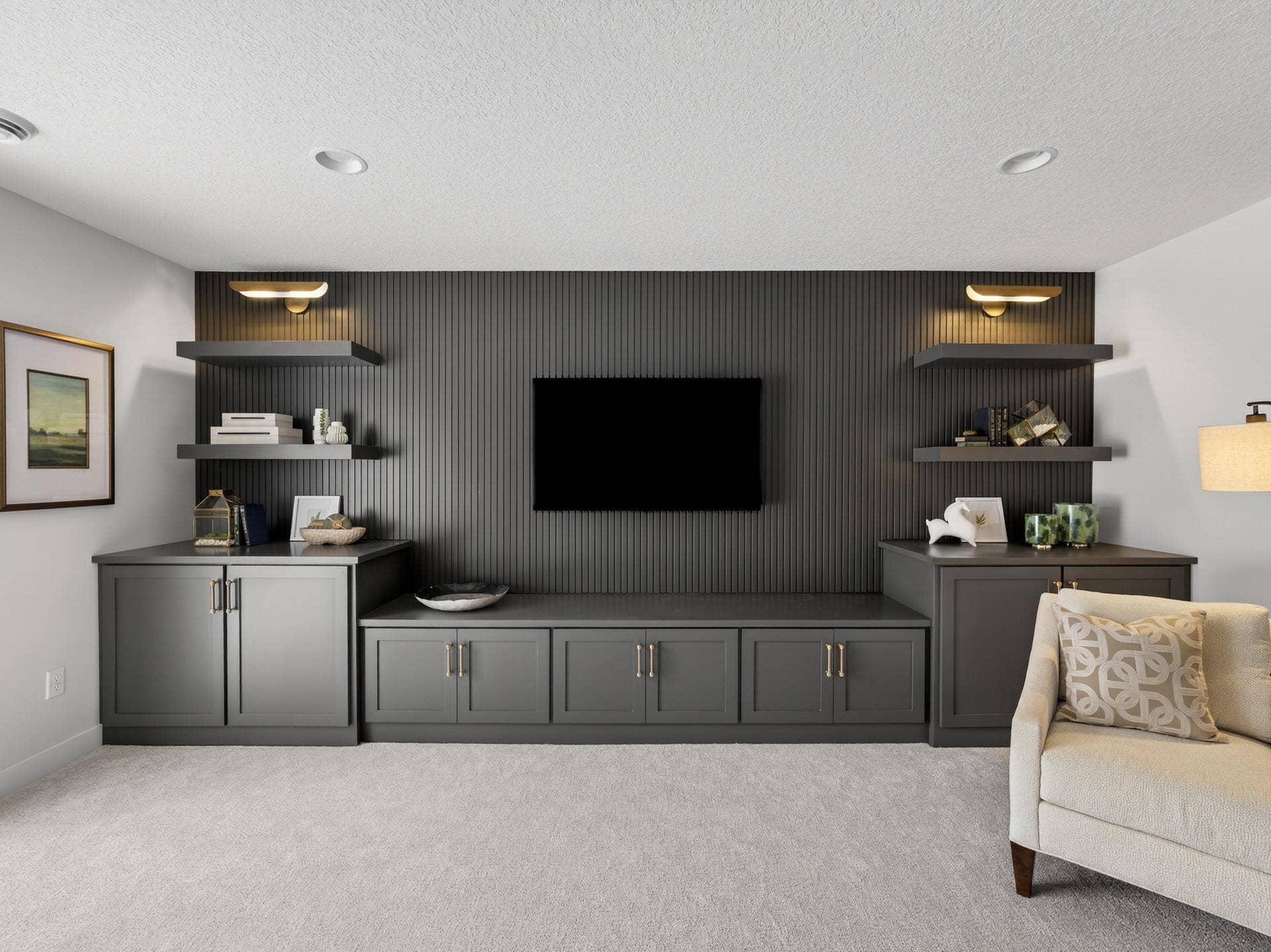 6295 134th Street N, Hugo, MN 55038 Custom built-ins create a stunning focal point