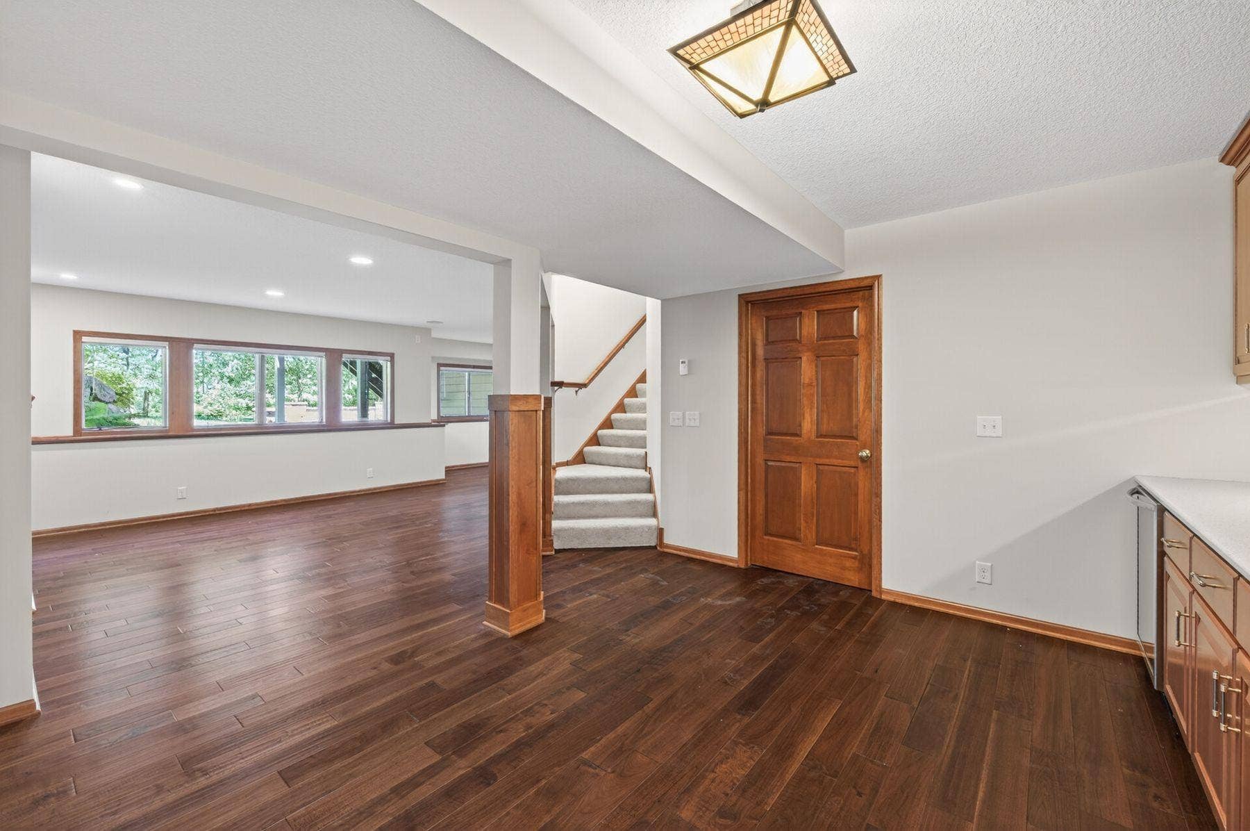 3034 Edgewater Drive, Woodbury, MN 55125 Lower level with windows facing the lake