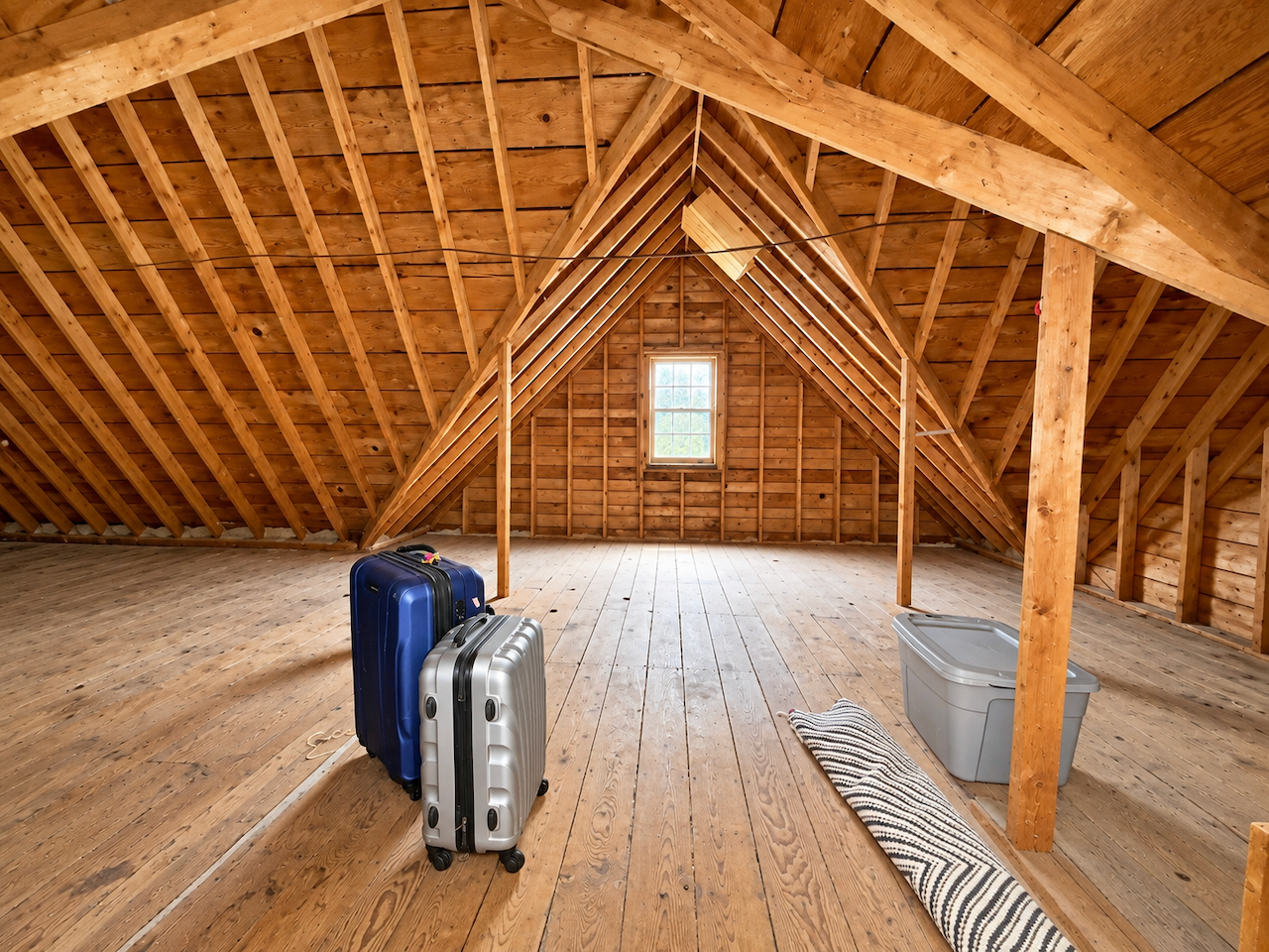 5921 Chicago Avenue S, 17, Minneapolis, MN 55417 Think beyond storage. A fourth bedroom, home office or more living space? This unfinished attic invites you to explore whats next, with open floor space and window light. Conversion is subject to feasibility and required approvals.