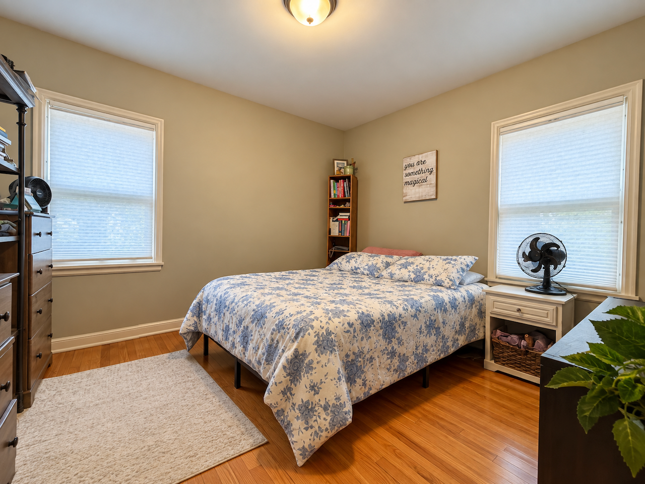 5921 Chicago Avenue S, 17, Minneapolis, MN 55417 Wake up to light from windows on two walls. Wood floors and space for a bed, bedside table and dressers make it easy to arrange a bedroom around the way you live.