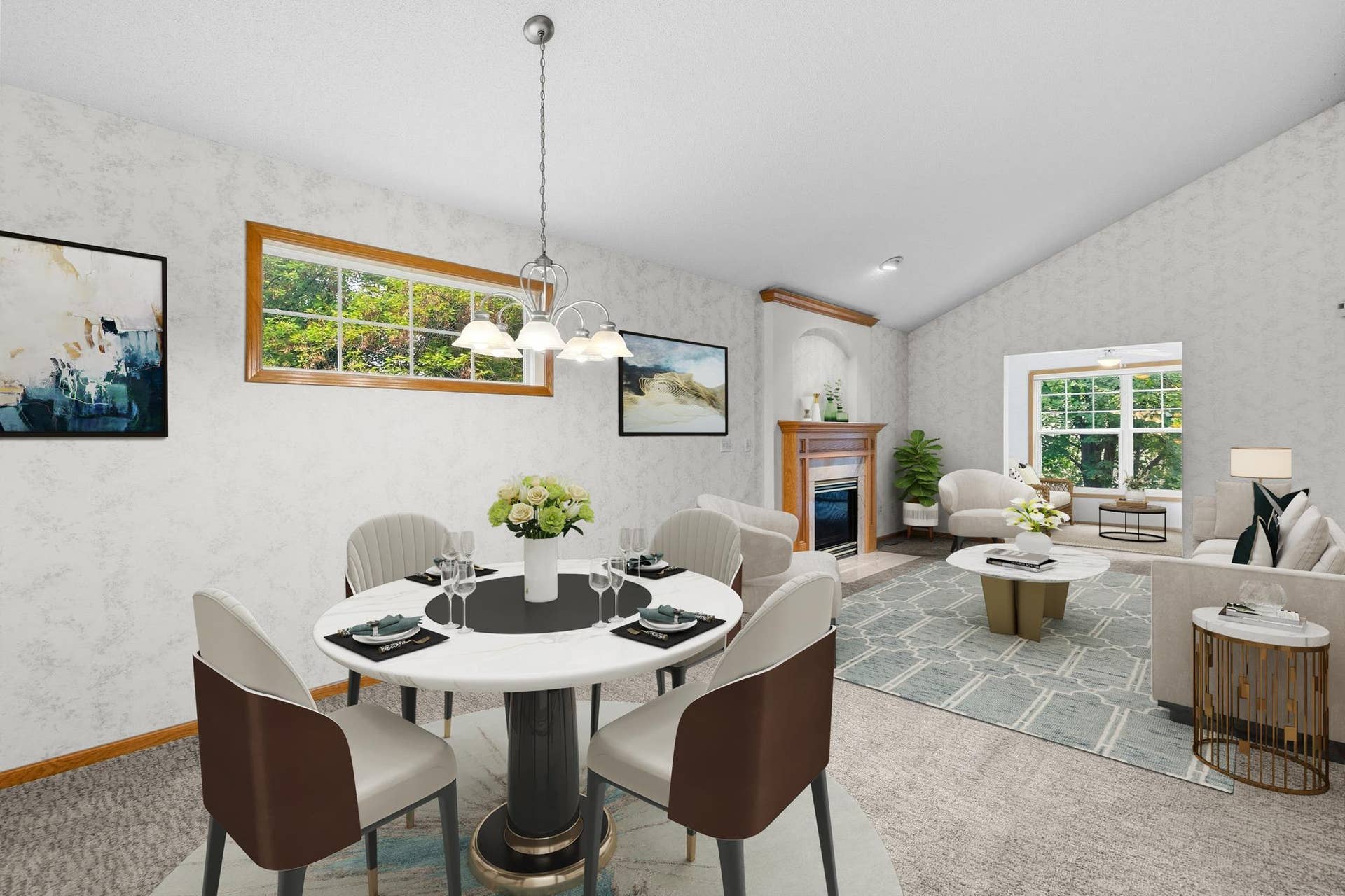 3848 Linden Avenue, White Bear Lake, MN 55110 Open design, great for entertaining. Virtually Staged.