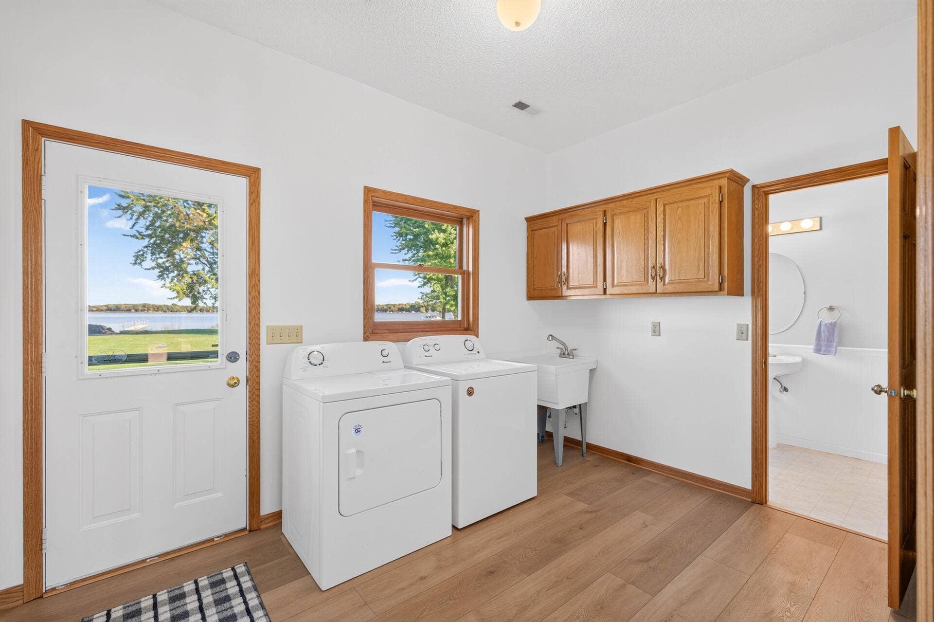 9196 Jewel Lane N, Forest Lake, MN 55025 Giant laundry room with patio access