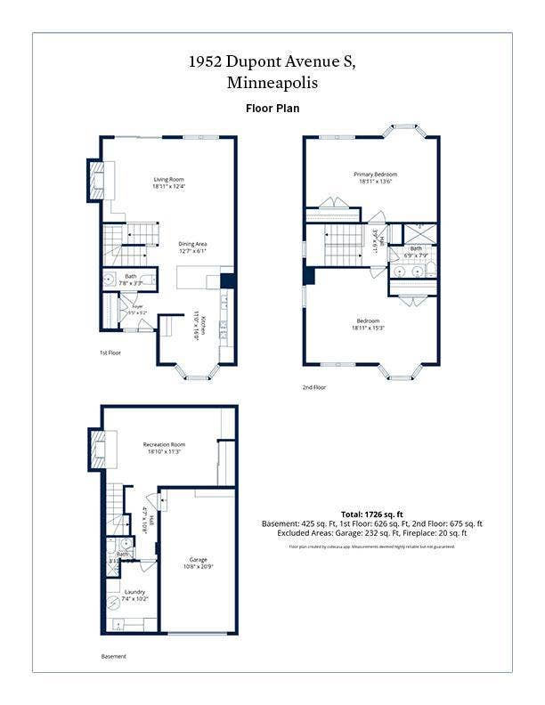 1952 Dupont Avenue S, 46, Minneapolis, MN 55403 Floor Plan